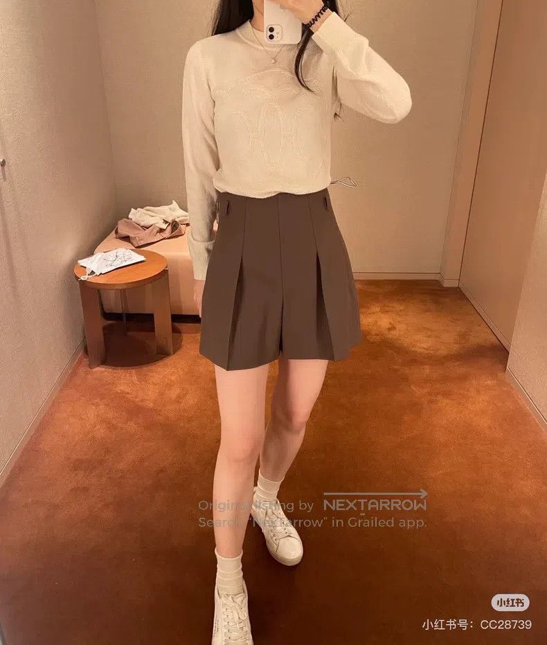 Hermes Hermes Beige shorts Size 42" / US 20 - 6 Thumbnail