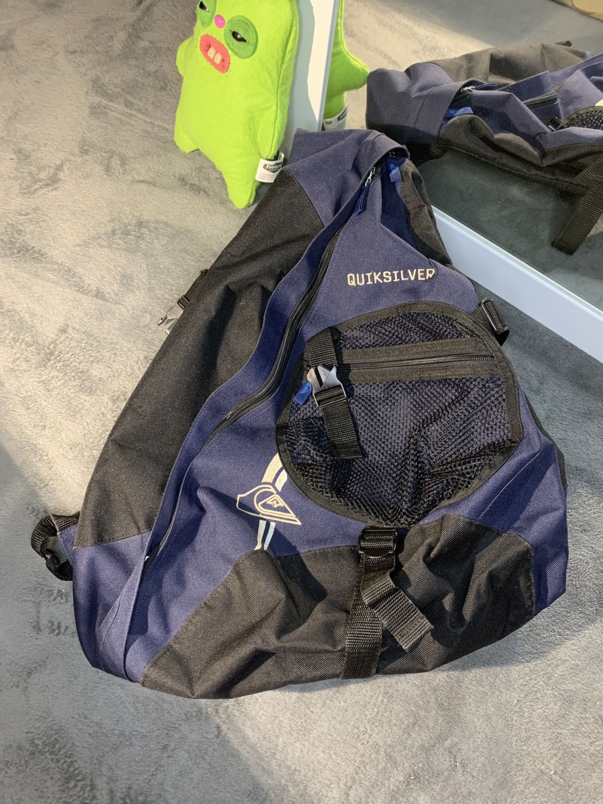 Quiksilver × Vintage Vintage Y2K Quiksilver sling bag gorpcore style multi pocket Size ONE SIZE - 1 Thumbnail