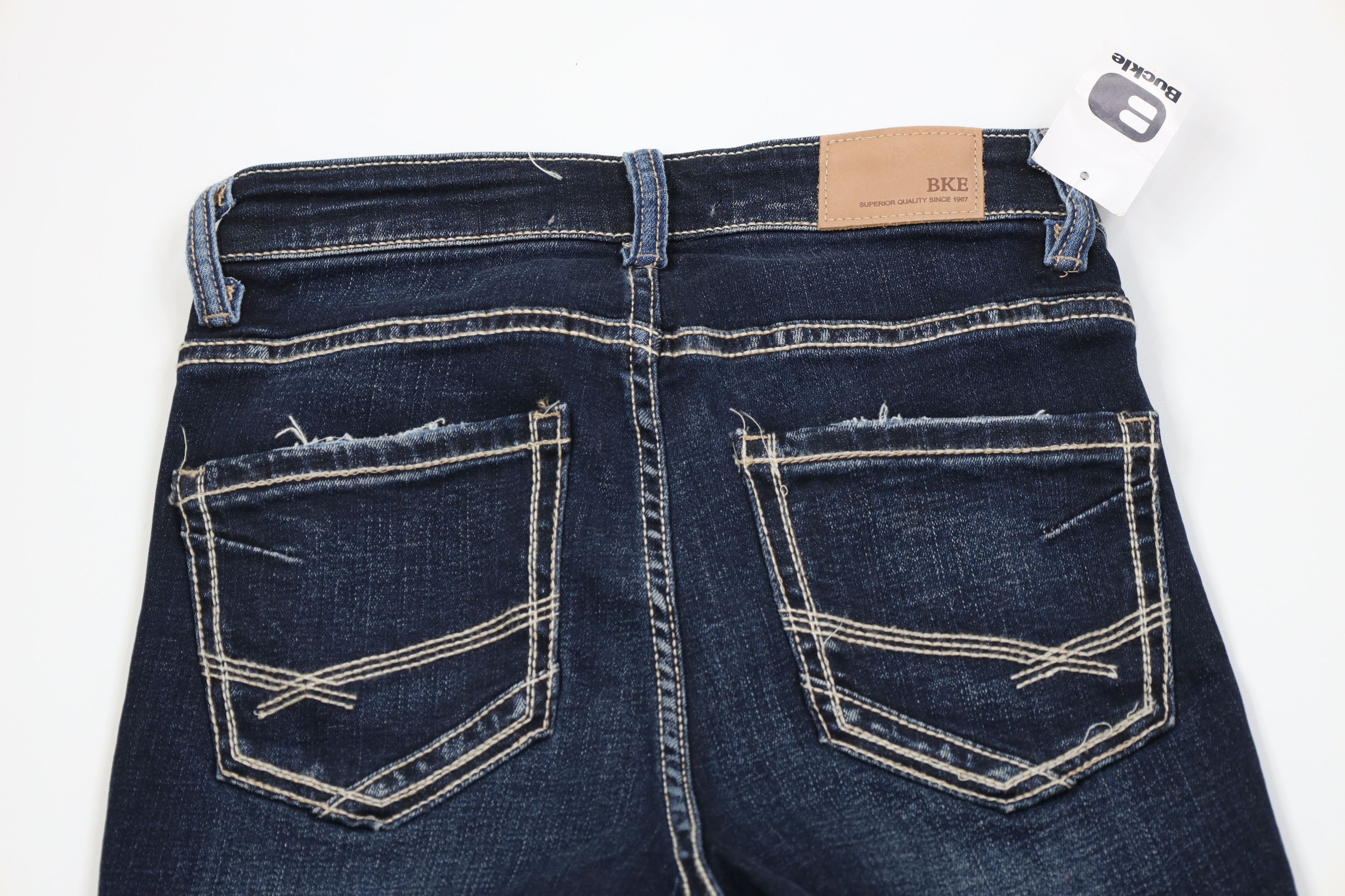 Vintage New Buckle BKE Parker High Rise Bootcut Flared Jeans Blue Size 23" - 13 Thumbnail
