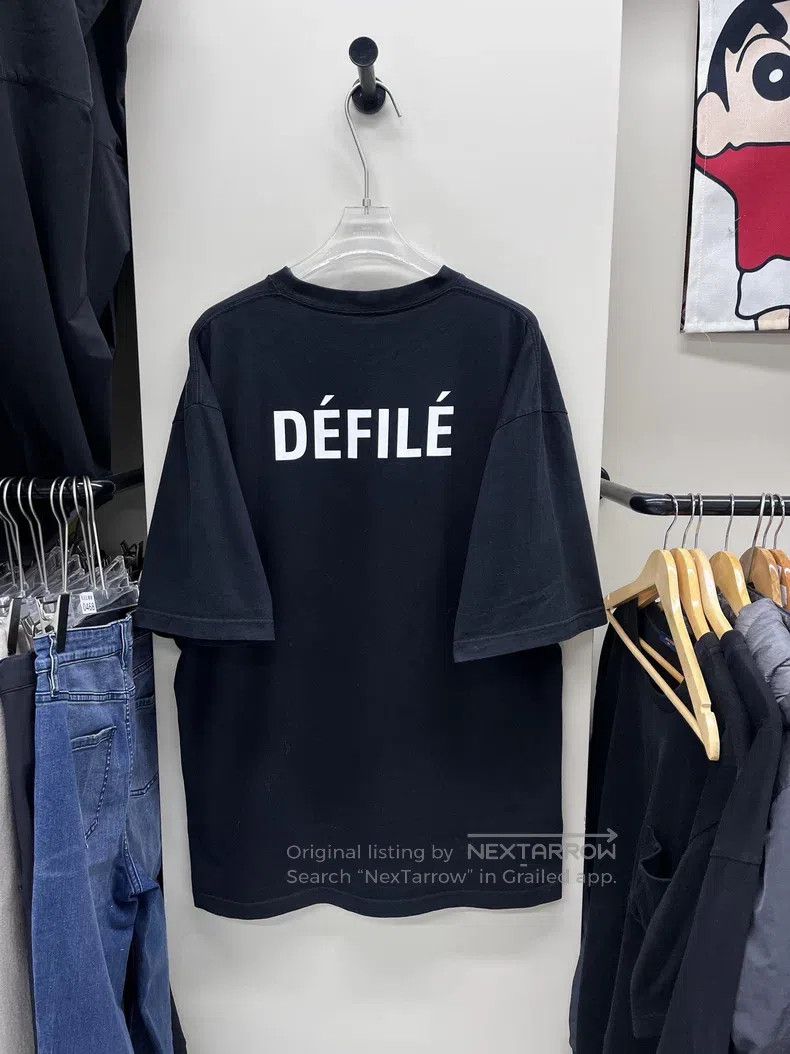 Balenciaga Balenciaga deflle Lettering Printed Short Sleeve Size US XXS / EU 40 - 2 Thumbnail