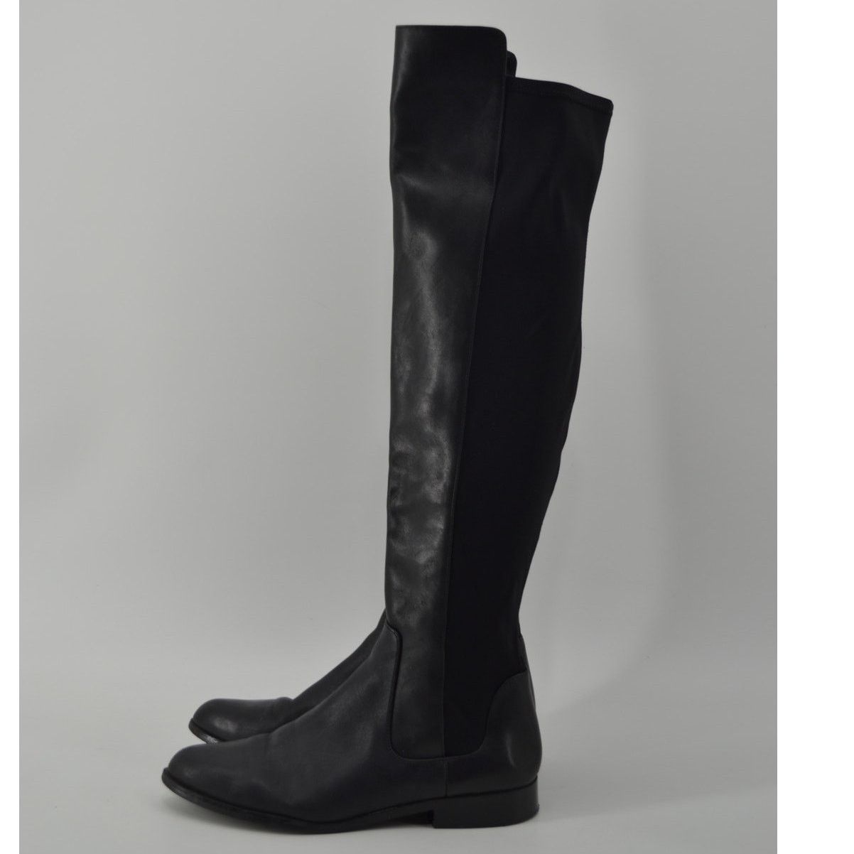 Clarks Clarks Caddy Belle Knee High Boot Leather Black Minimalist 7 Size US 7 / IT 37 - 15 Thumbnail
