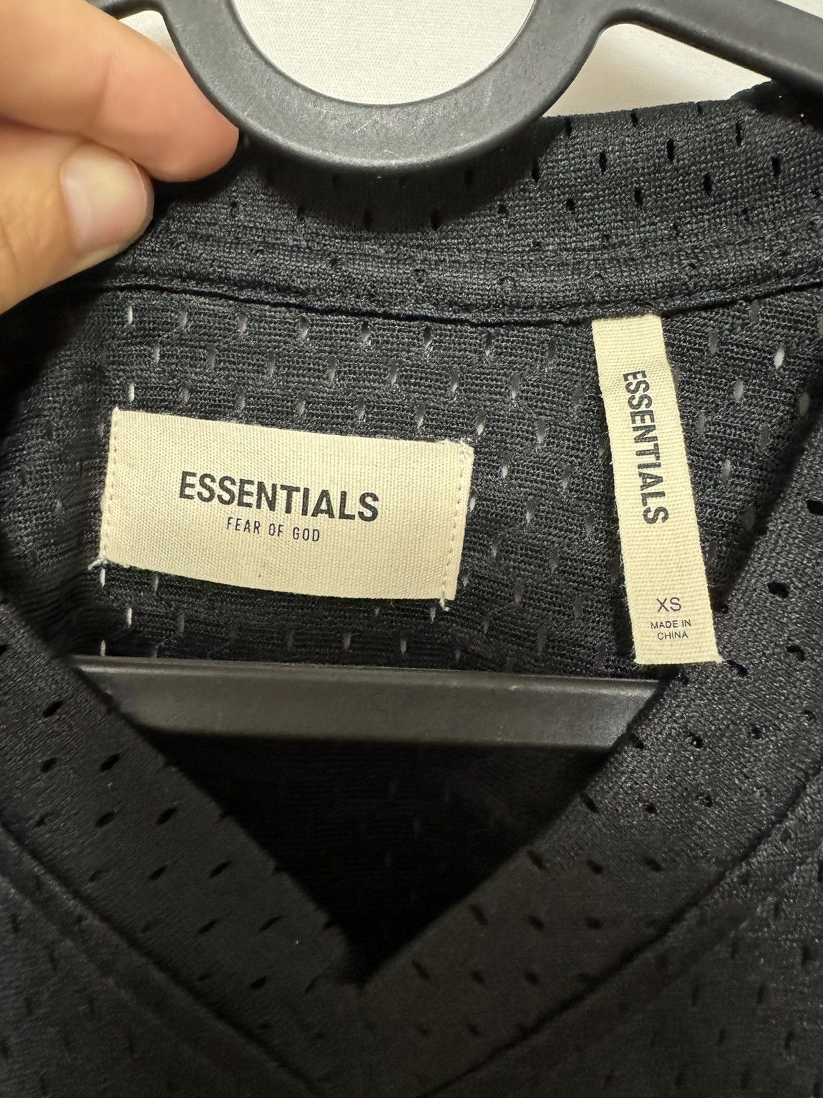 Fear of God Fear of God Essentials Mesh T-Shirt Black SZ XS 💥 Size US XS / EU 42 / 0 - 4 Thumbnail