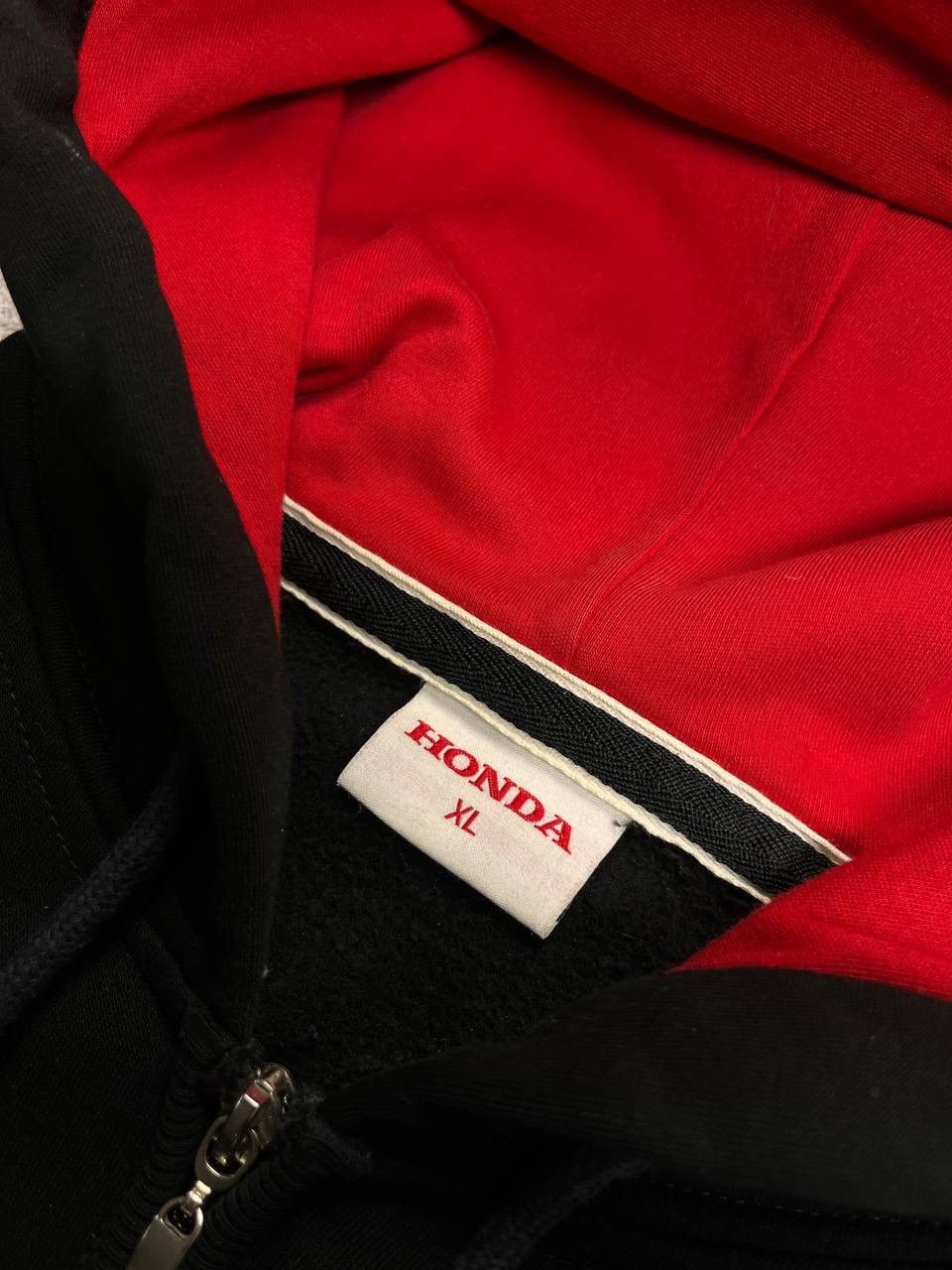 Honda × Vintage Vintage Honda Racing Boxy Zip Hoodie Y2K XL Size US XL / EU 56 / 4 - 5 Thumbnail