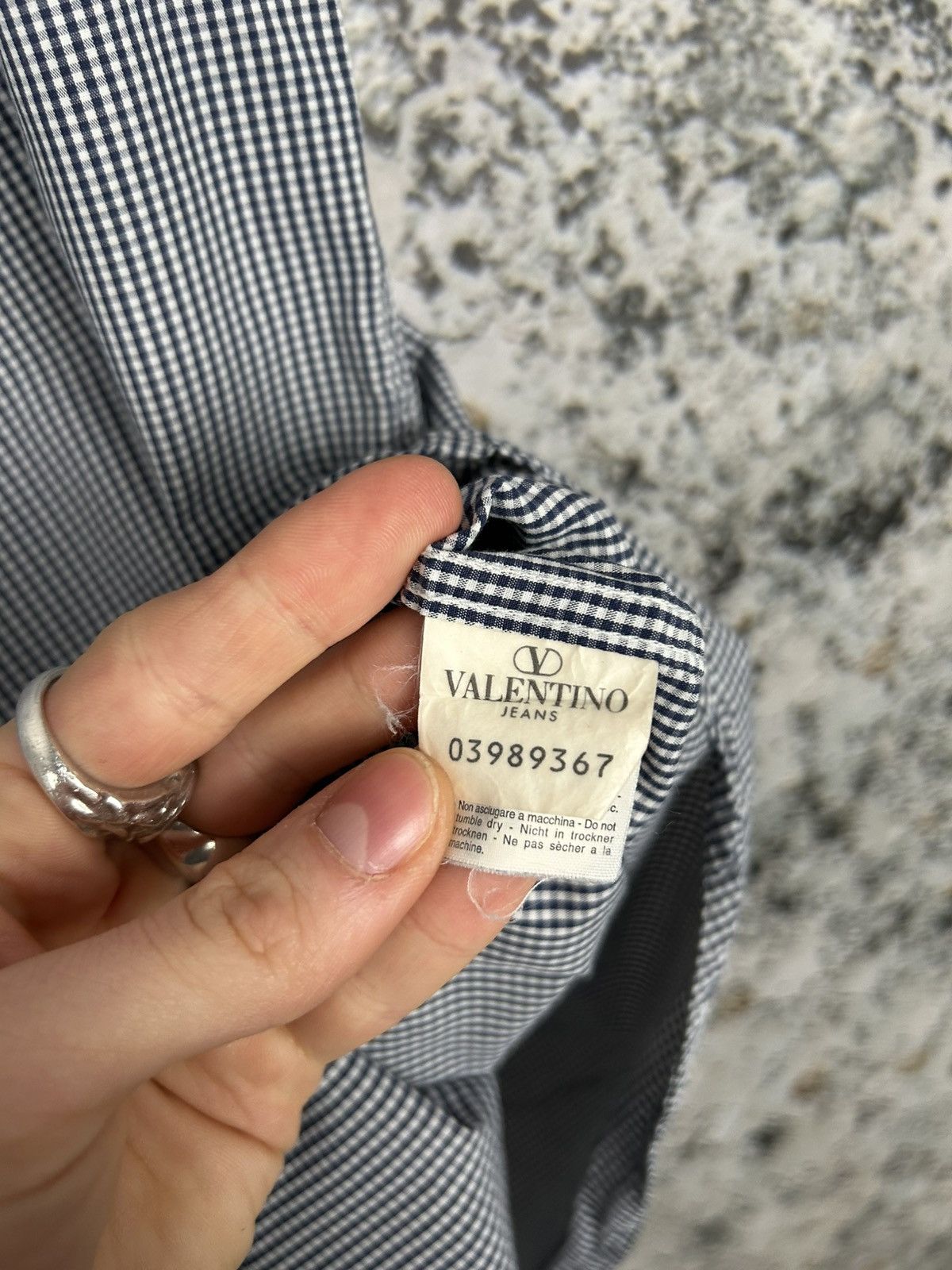 Valentino Vintage Valentino Jeans 90s Designer Shirt Avantgarde Size US XL / EU 56 / 4 - 6 Thumbnail
