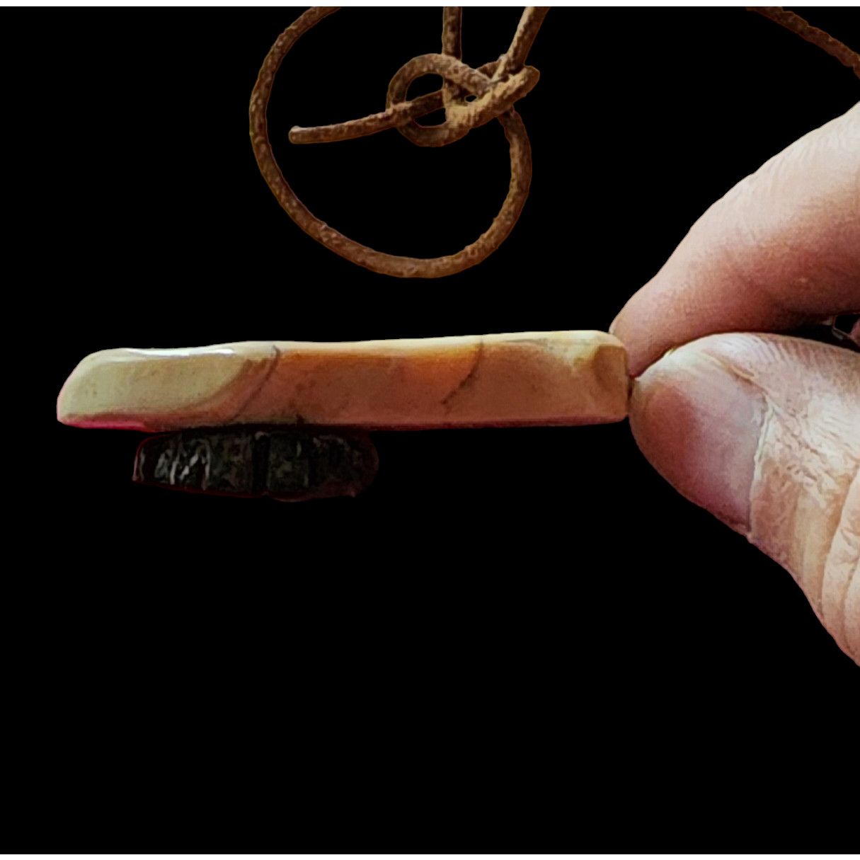 Other Alaskan Caribou Antler necklace, butterfly, wooden, leather Size ONE SIZE - 3 Thumbnail