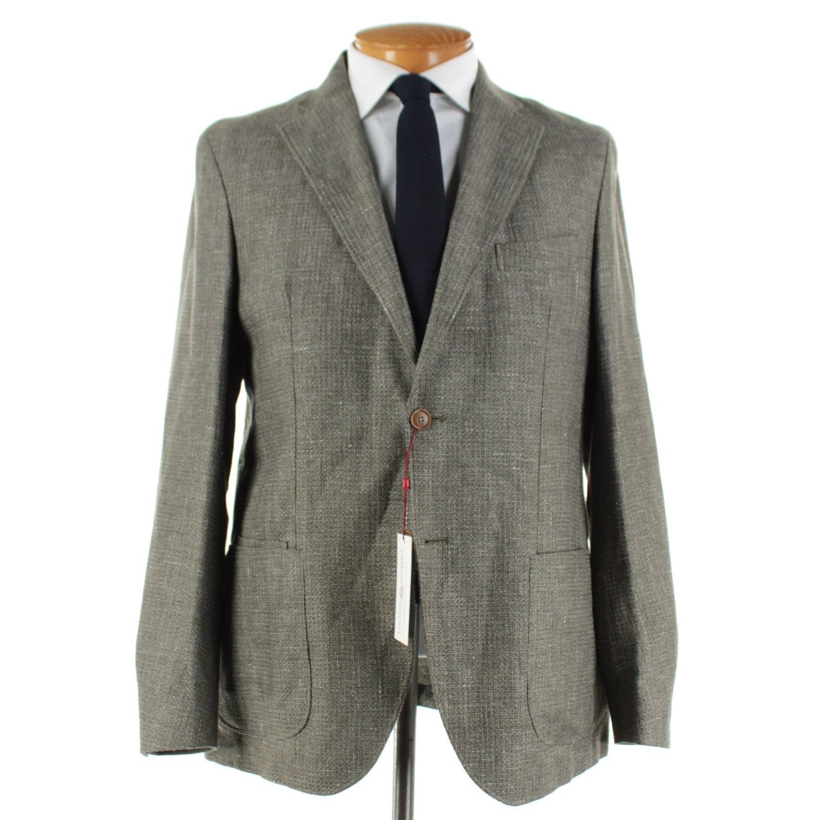 Luciano Barbera Luciano Barbera Sport Coat Size 44 US in Green Size 44R - 1 Thumbnail
