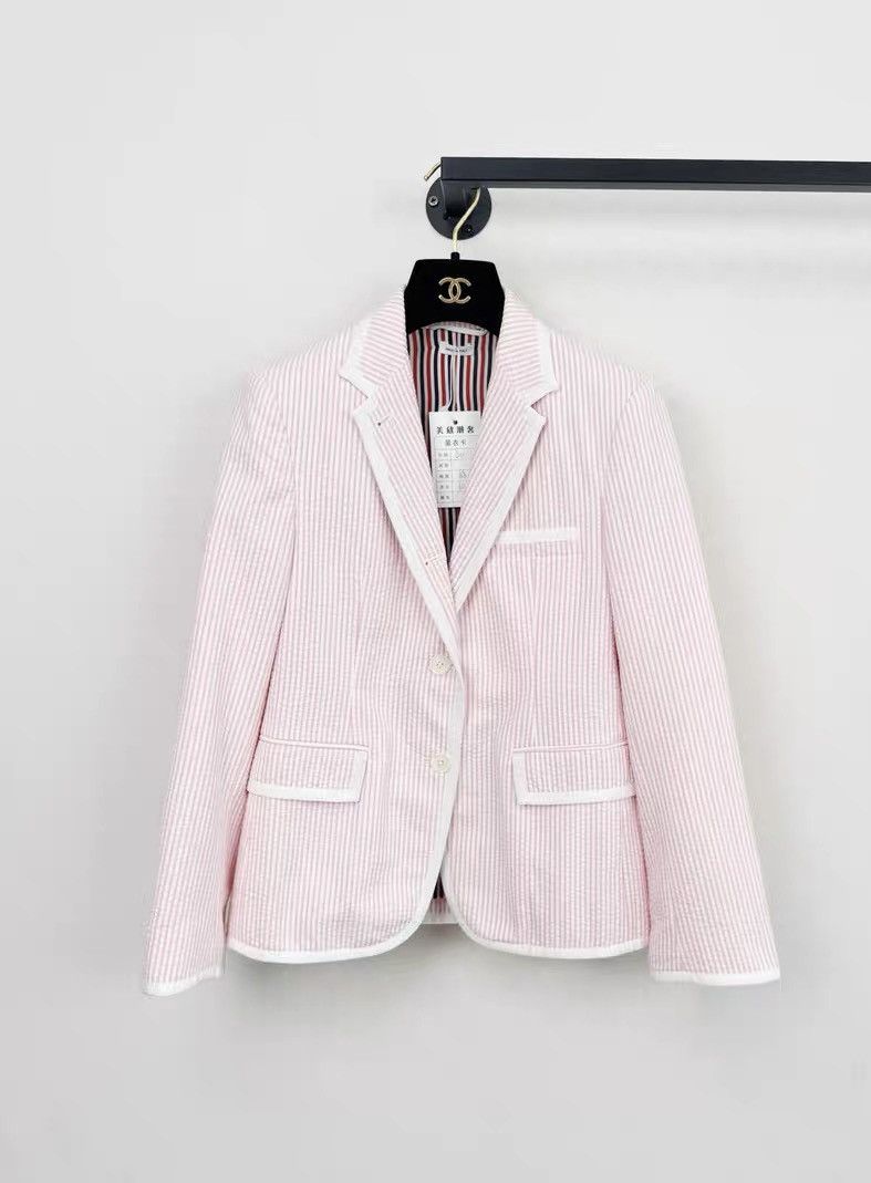 Thom Browne Thom Browne TB striped suit jacket Size L / US 10 / IT 46 - 1 Thumbnail