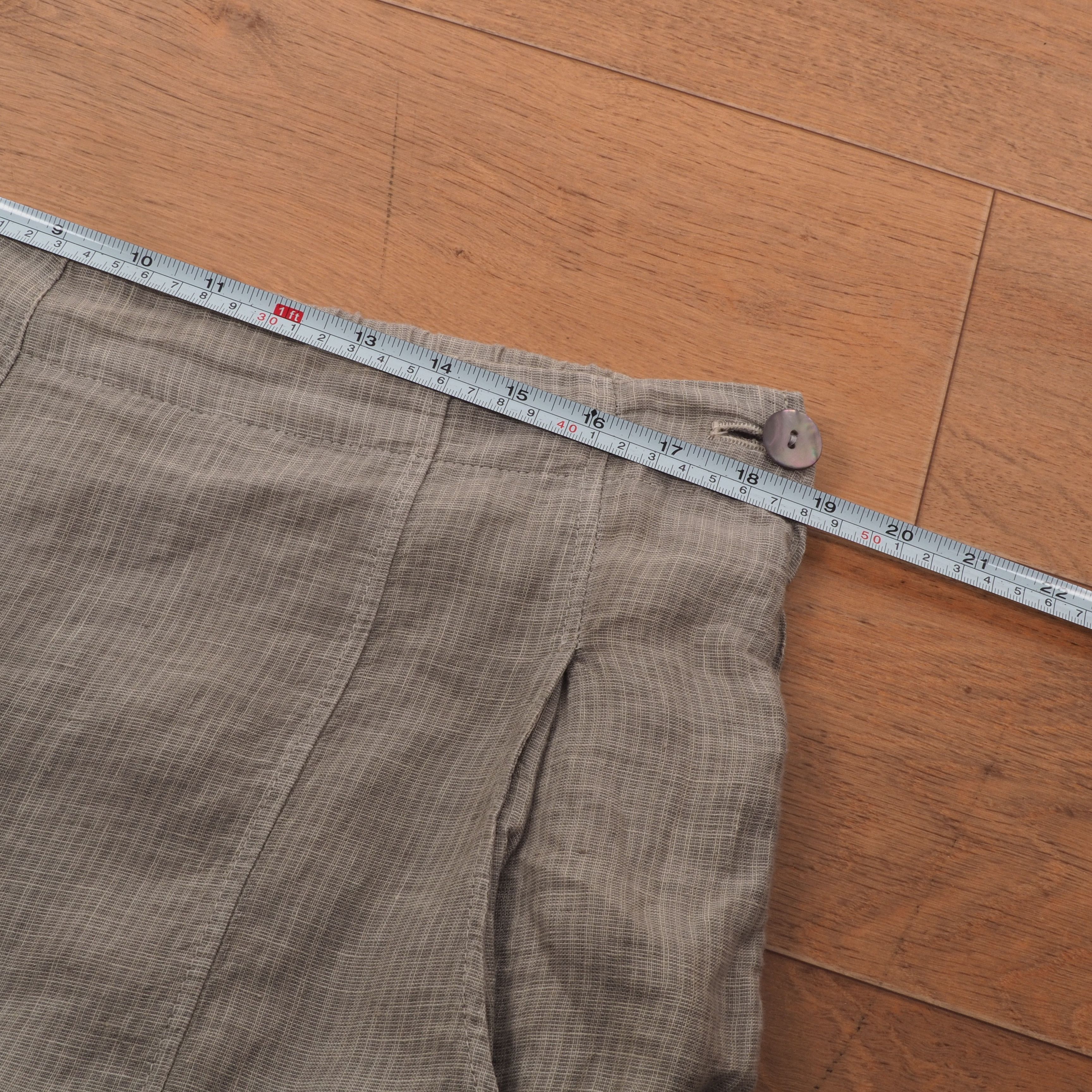 Designer × Other × Rundholz Oska Beige Gray Linen Balloon Wide Leg Culottes Pants size 4 Size 34" / US 12 / IT 48 - 5 Thumbnail