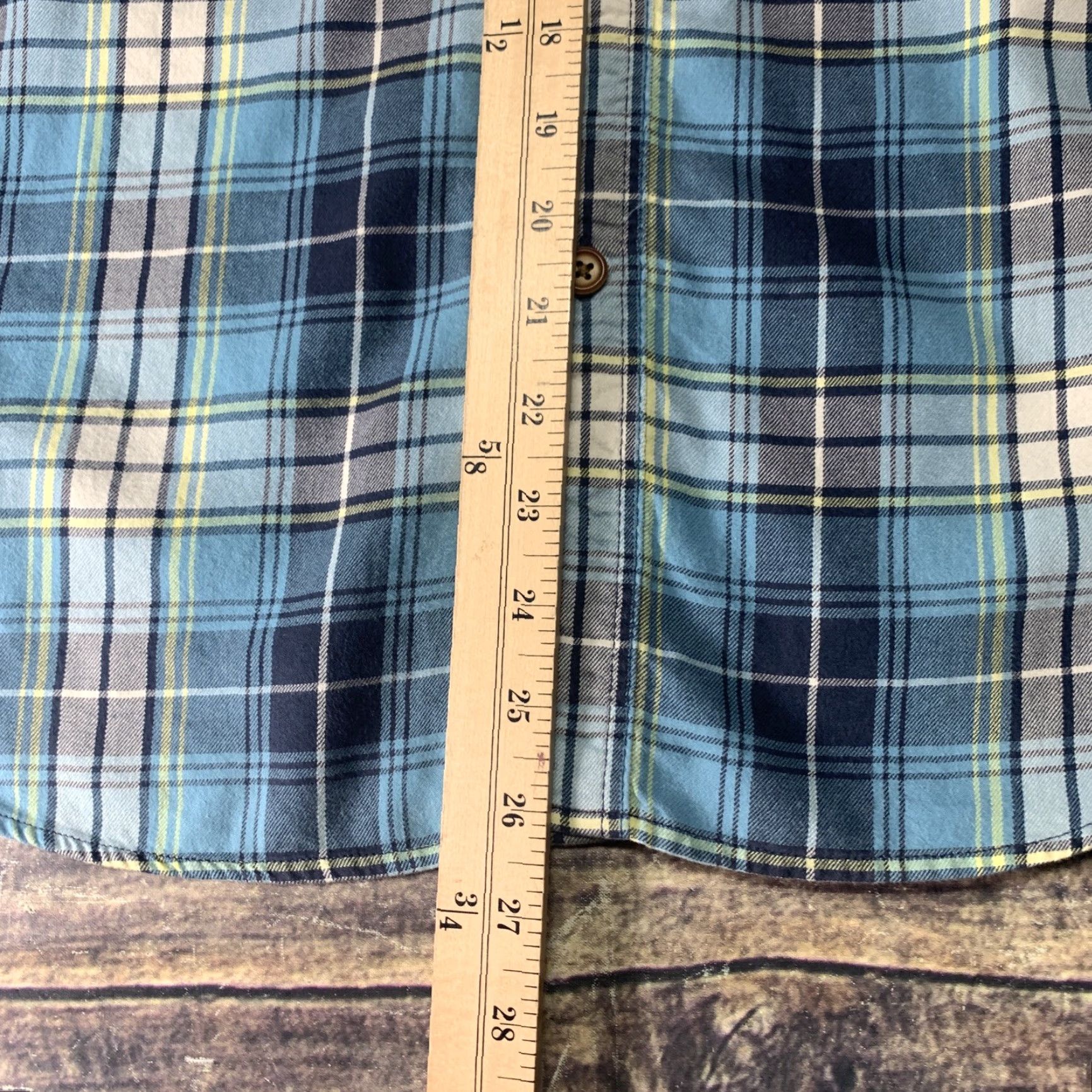 American Eagle Outfitters American Eagle Outfitters Mens Shirt Long Sleeve Sz Large Blue Plaid Button Down Size US L / EU 52-54 / 3 - 3 Thumbnail