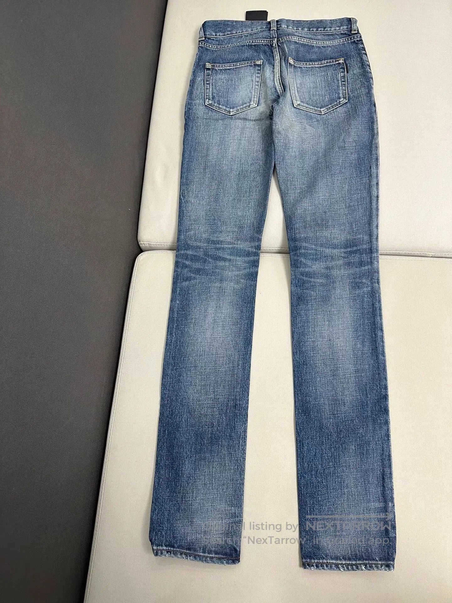Saint Laurent Paris Saint Laurent D02 Distressed Denim Jeans. Size 27" / US 4 / IT 40 - 4 Thumbnail