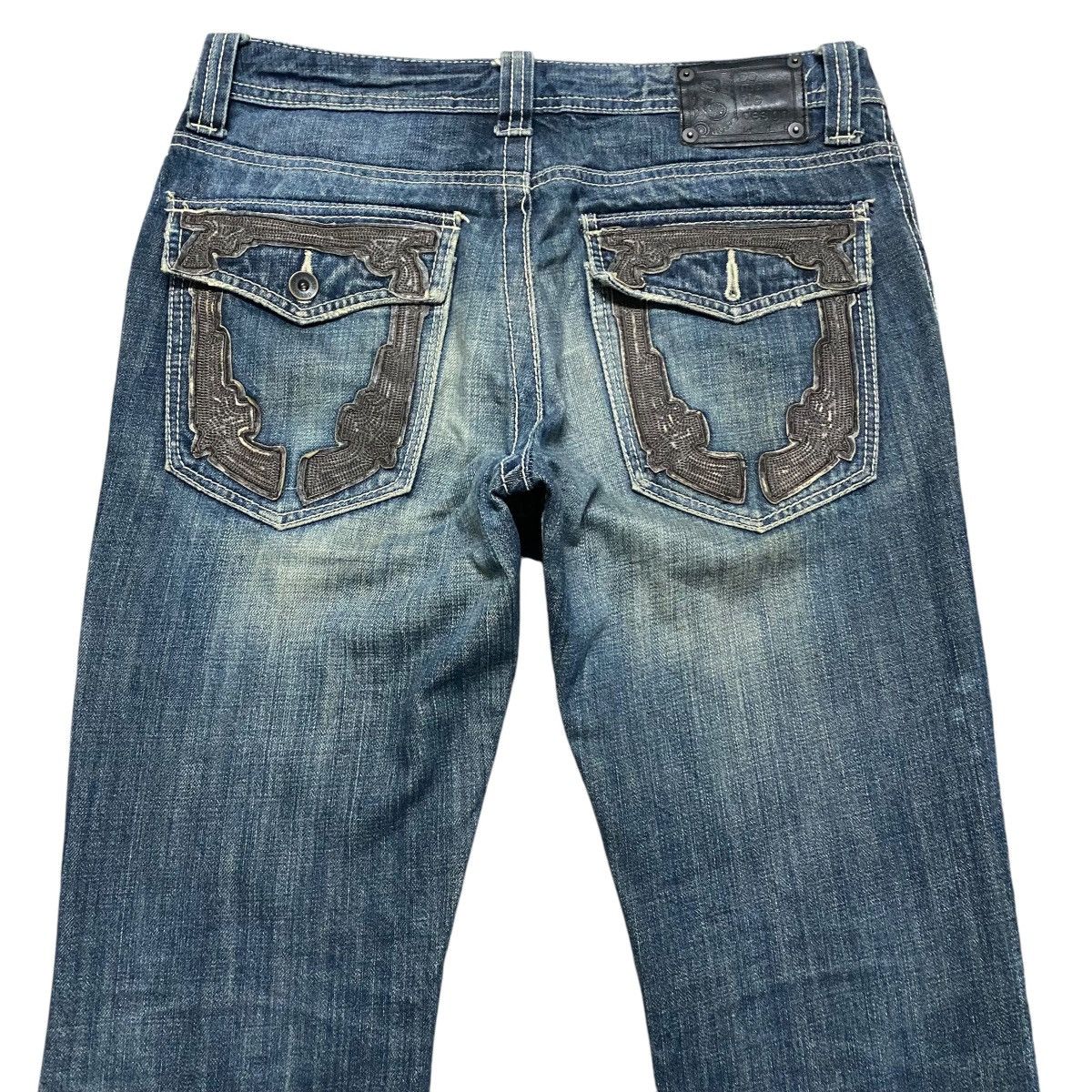 semanticdesign Semantic Design Twin Guns Denim Flare Jeans Distressed Size US 32 / EU 48 - 10 Thumbnail