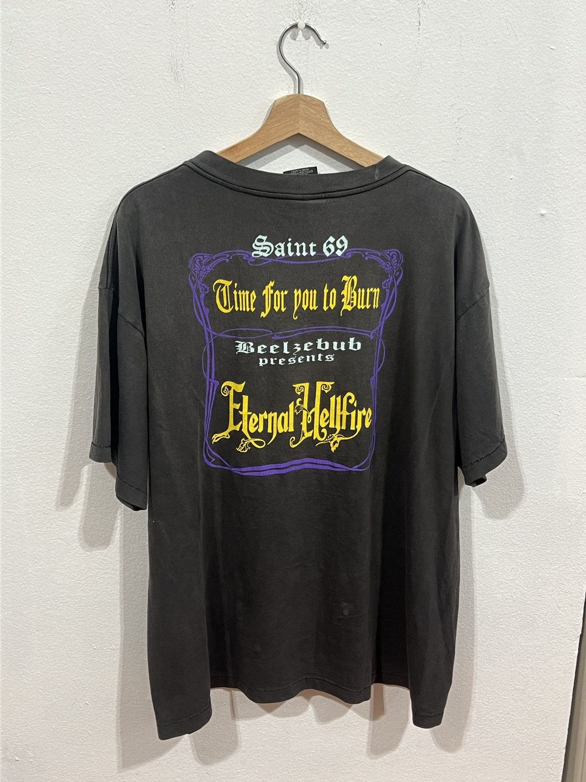 Saint Michael Saint Michael Devil Hand Vintage Tee Size US XL / EU 56 / 4 - 5 Thumbnail