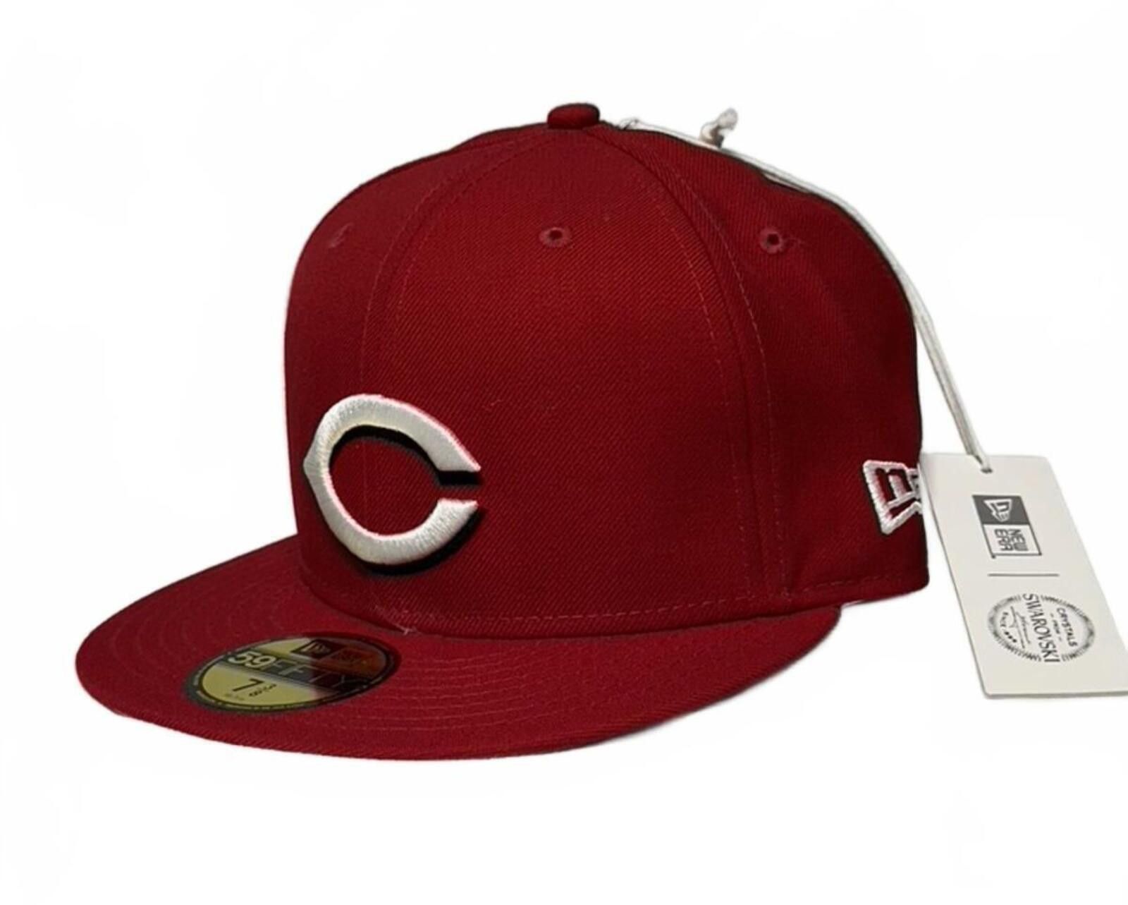 New Era New Era x Swarovski x Cincinnati Reds USA Flag 59FIFTY 7 1/4 Size ONE SIZE - 7 Thumbnail