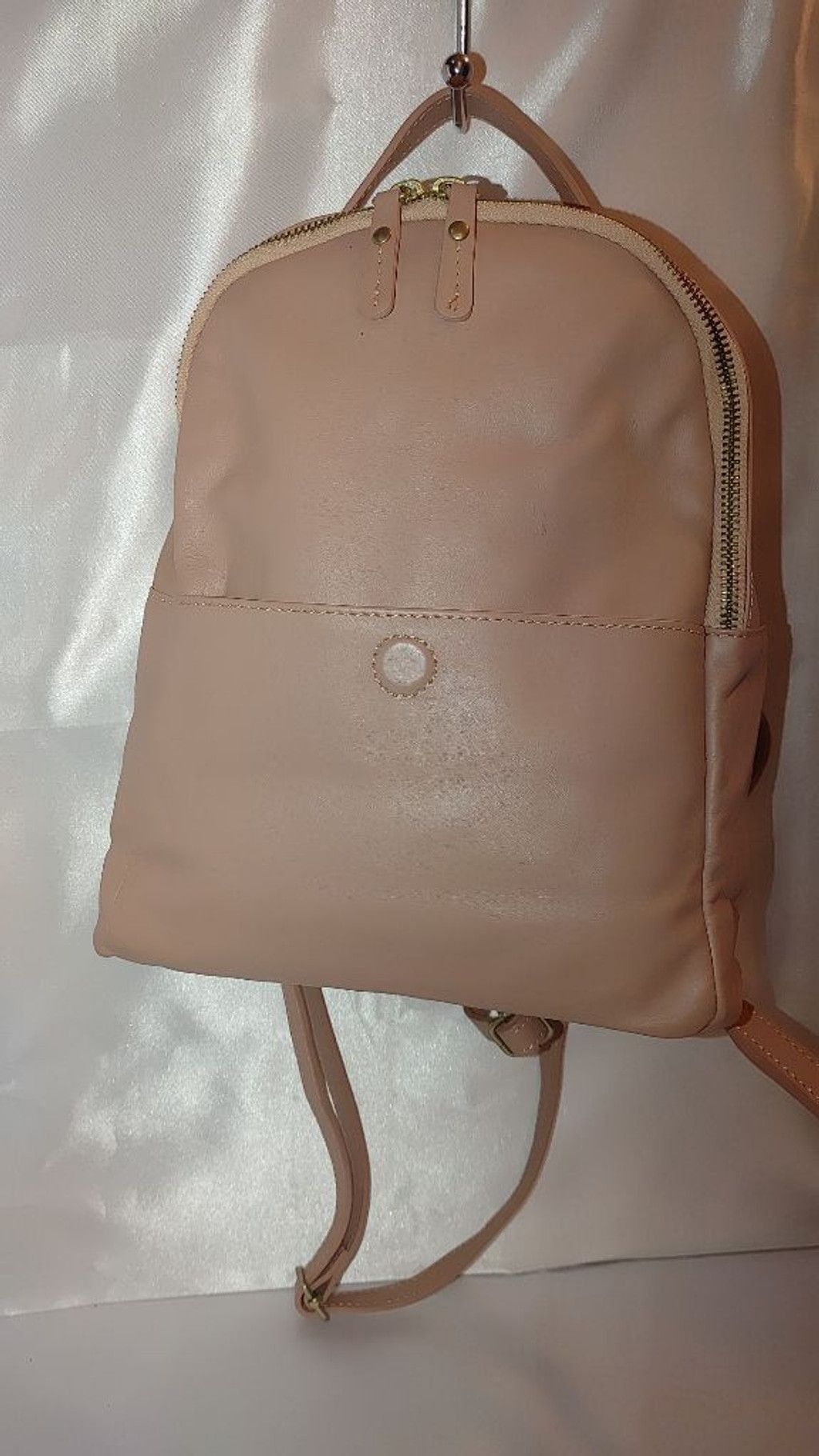 American Eagle Outfitters American Eagle Outfitters Blush Pink Leather Mini Backpack Size ONE SIZE - 3 Thumbnail