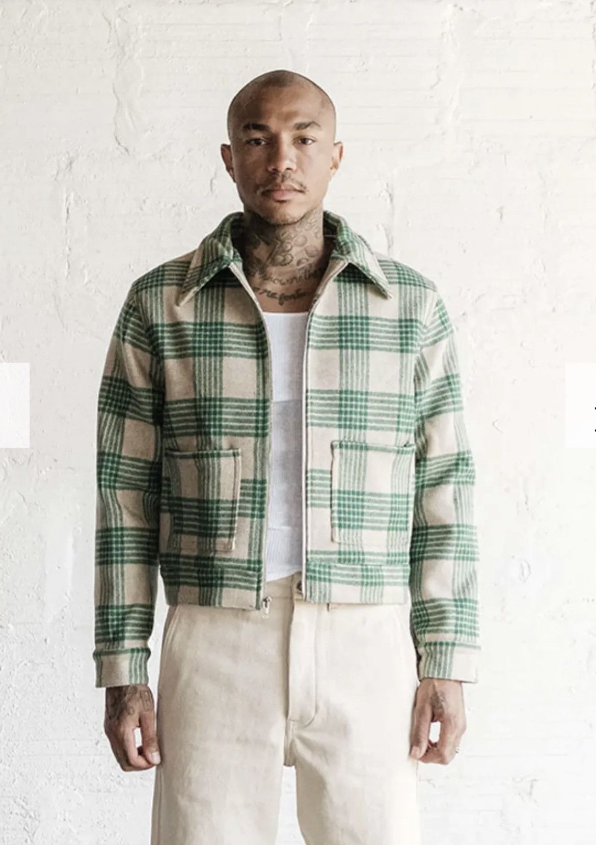 Bare Knuckles Bare Knuckles wool check blouson Size US L / EU 52-54 / 3 - 1 Thumbnail