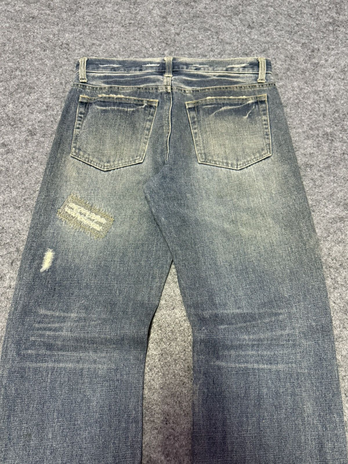 Japanese Brand Distressed Patch Work Japanese Grunge Denim Pants Size US 30 / EU 46 - 10 Thumbnail