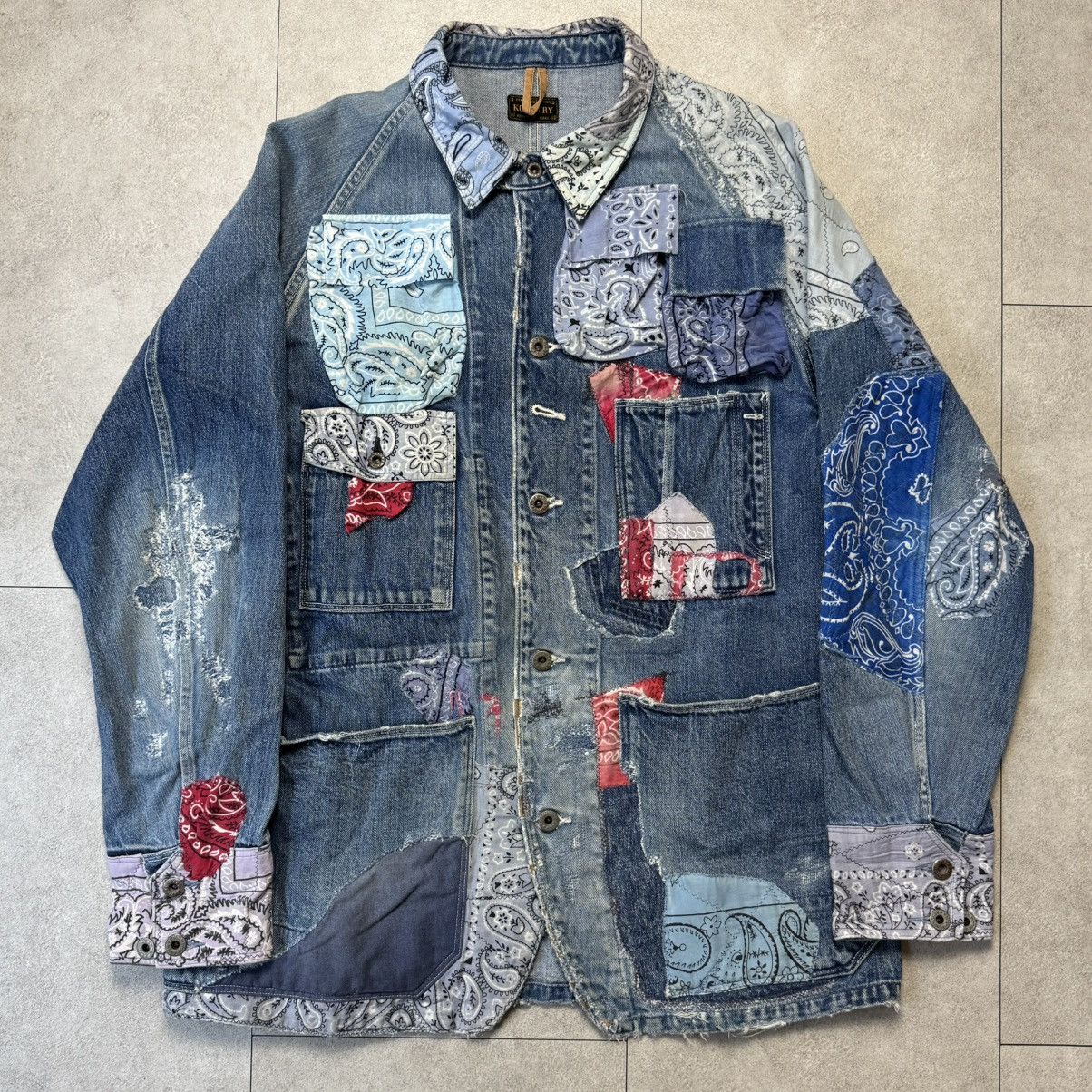 Kapital Kountry Kapital Kountry 1of1 Vintage Bandanna Denim Jacket Size US XL / EU 56 / 4 - 1 Thumbnail