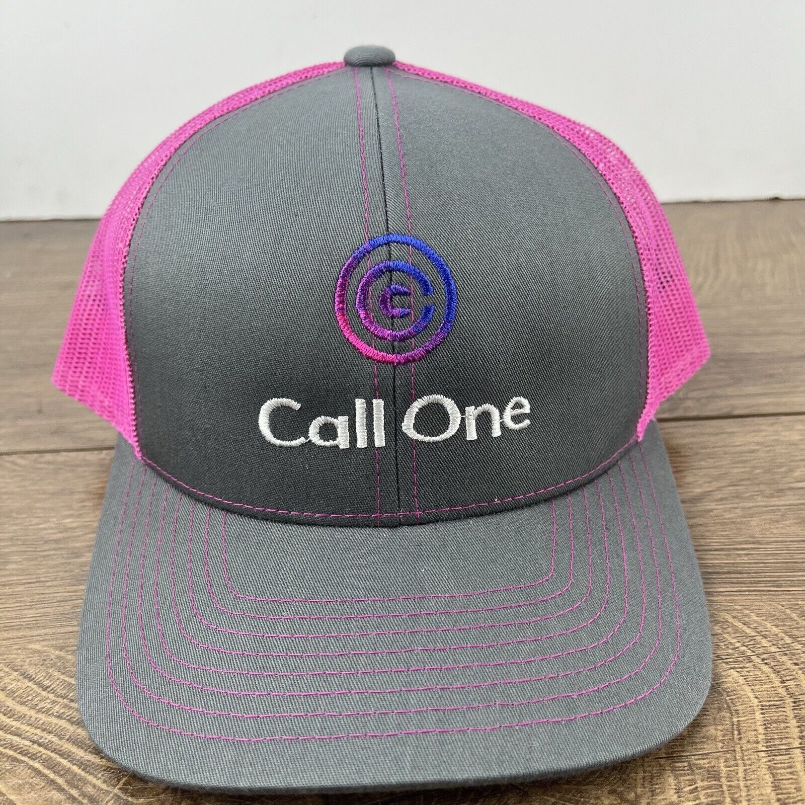 Other Call One Hat Snapback Hat Gray Adjustable Hat Adult Fit Gray Size ONE SIZE - 3 Thumbnail