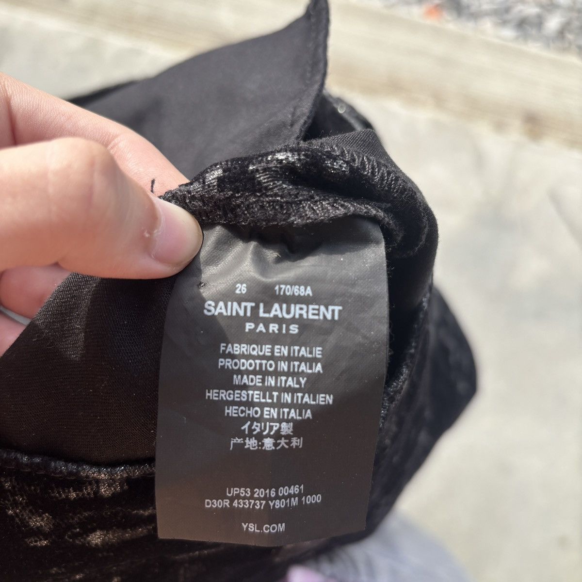 Saint Laurent Paris Saint Laurent Paris Multicolored Pants Size US 27 - 4 Thumbnail