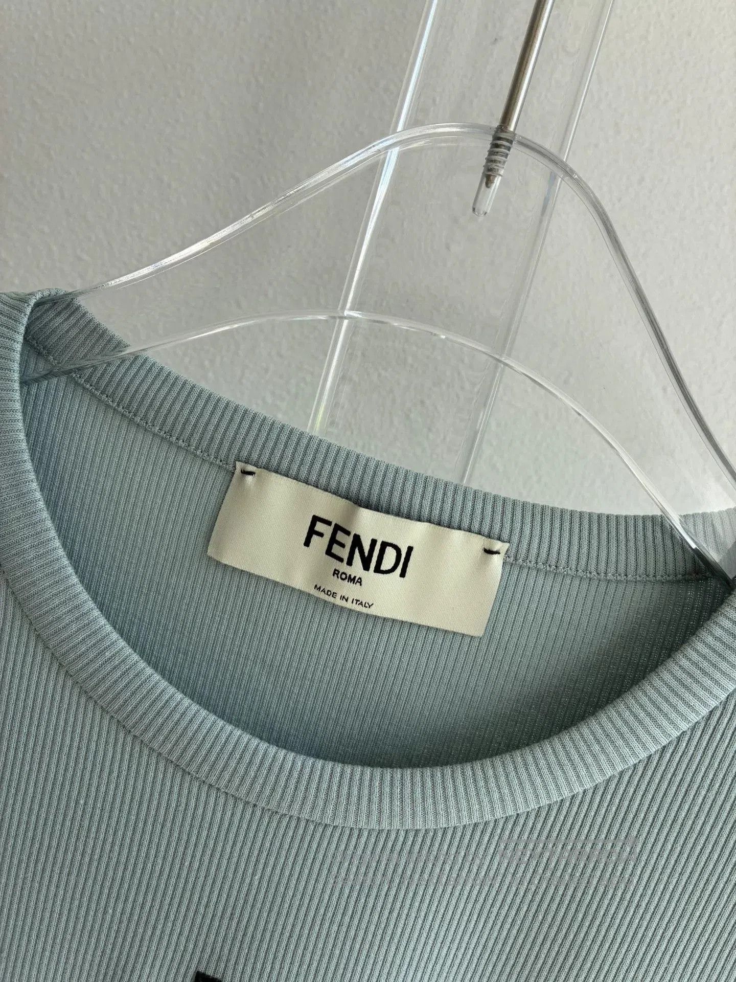 Fendi Fendi Mint Green Short-Sleeve Tee S. Size S / US 4 / IT 40 - 4 Thumbnail