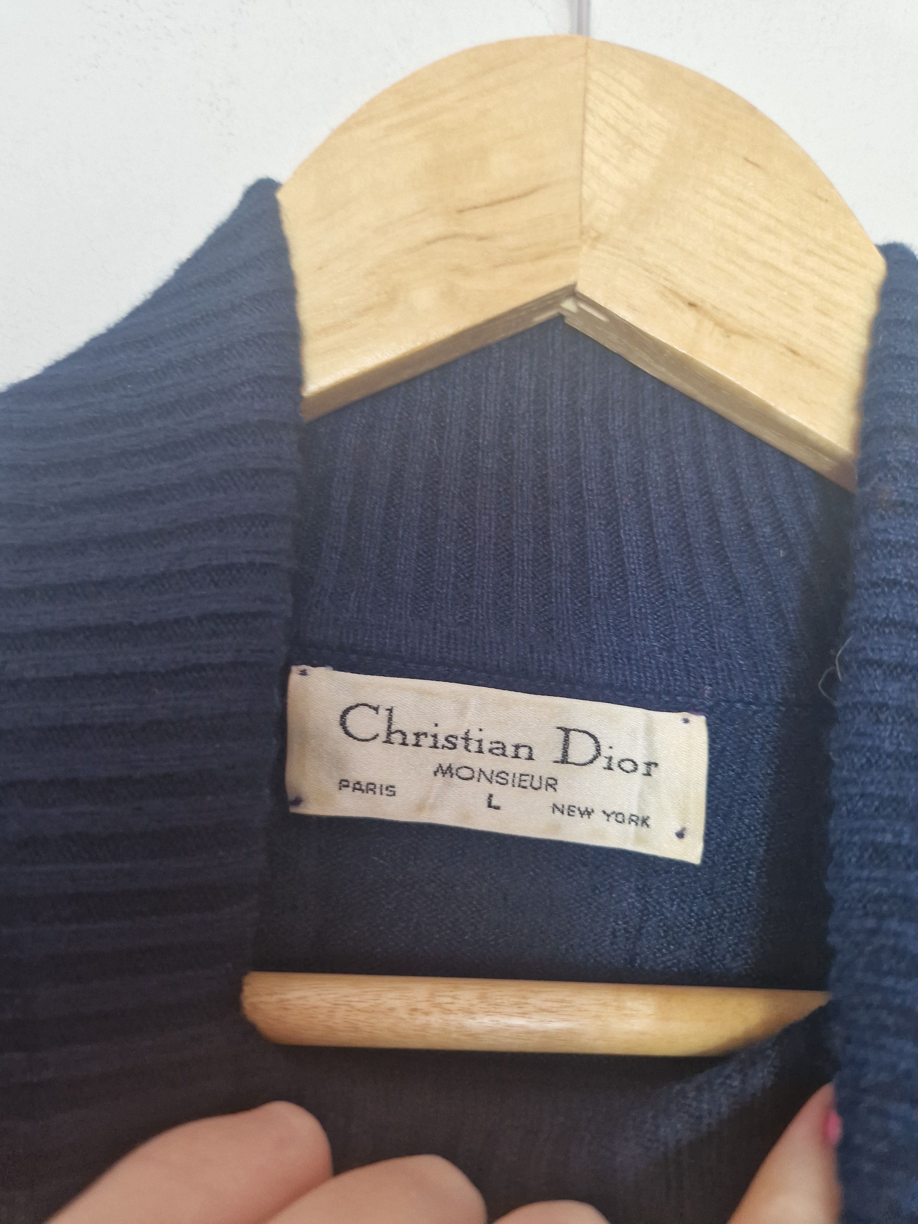 Dior Dior navy turtleneck Size US L / EU 52-54 / 3 - 4 Thumbnail