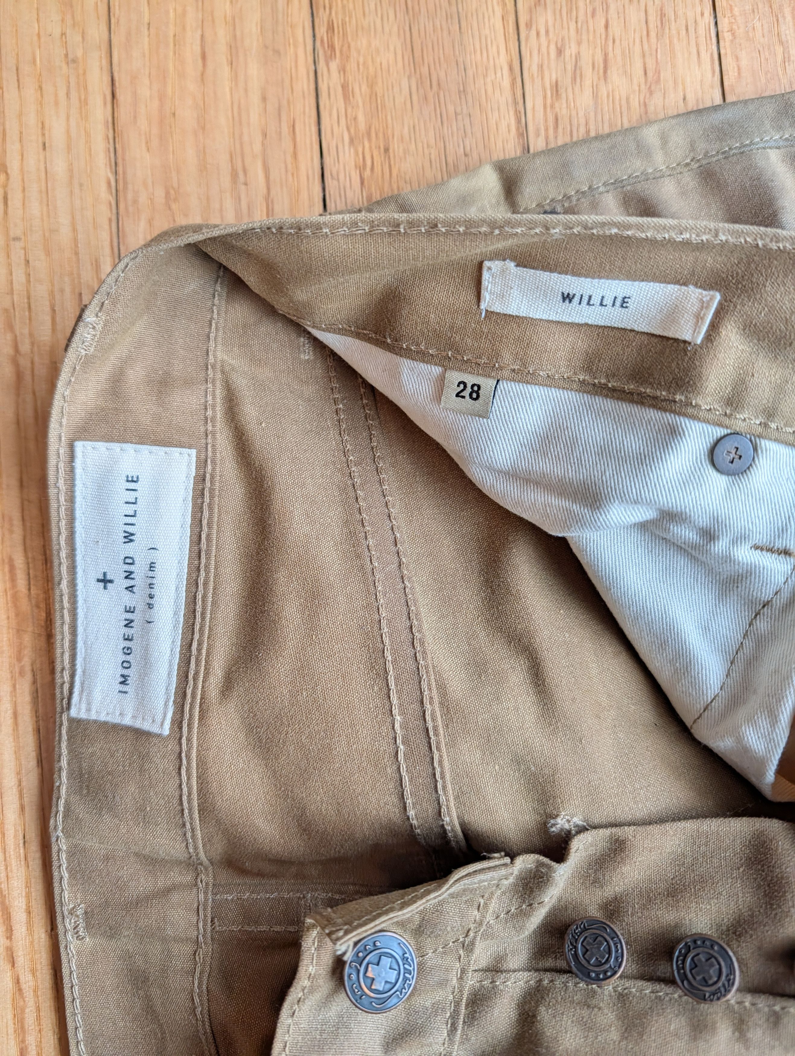 Imogene + Willie I&W Oilcloth Willie Pants Size US 28 / EU 44 - 5 Thumbnail
