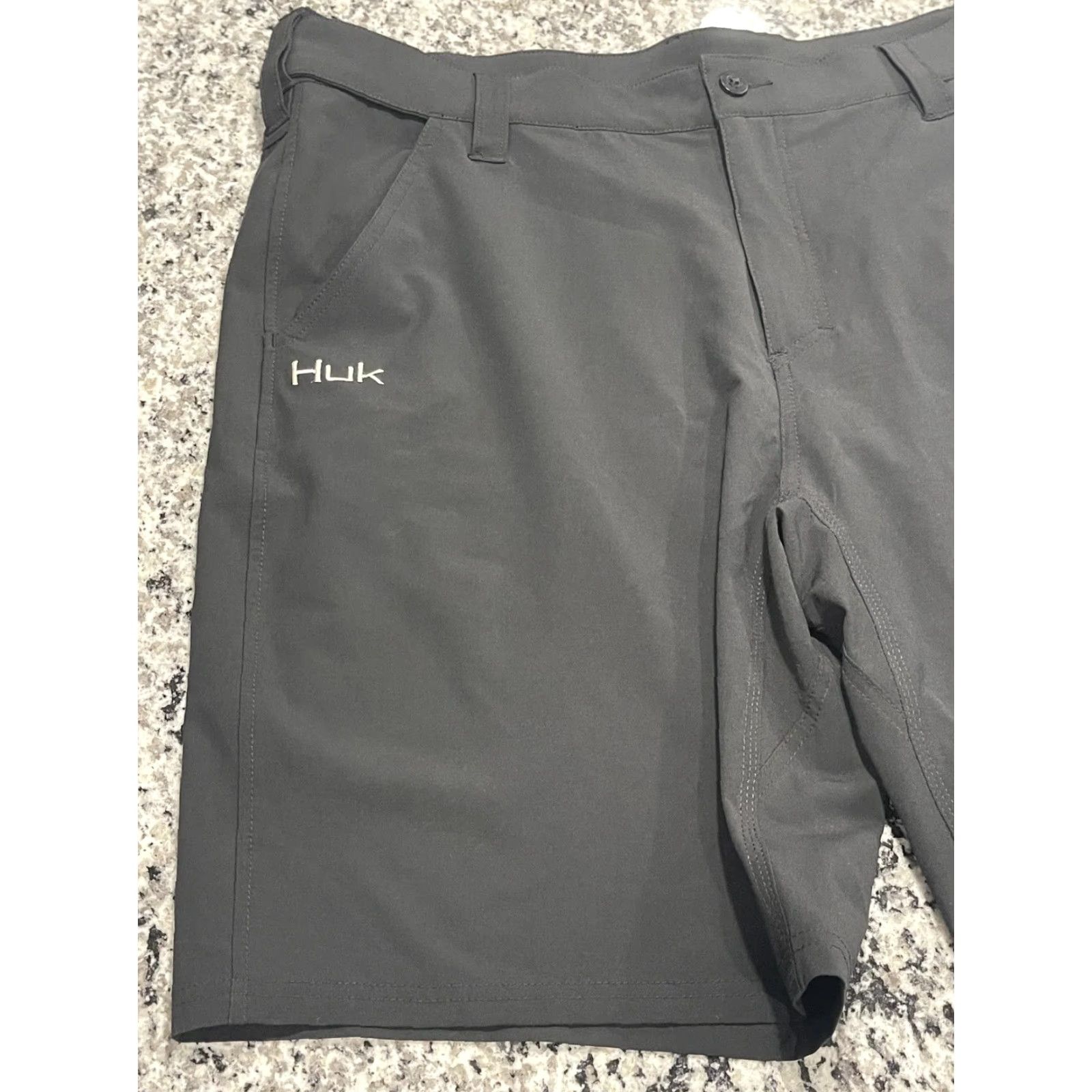 Vintage HUK Men’s Fishing Shorts Next Level 5-Pocket Outdoor Quick Dry Shirt? Size US 39 - 2 Thumbnail