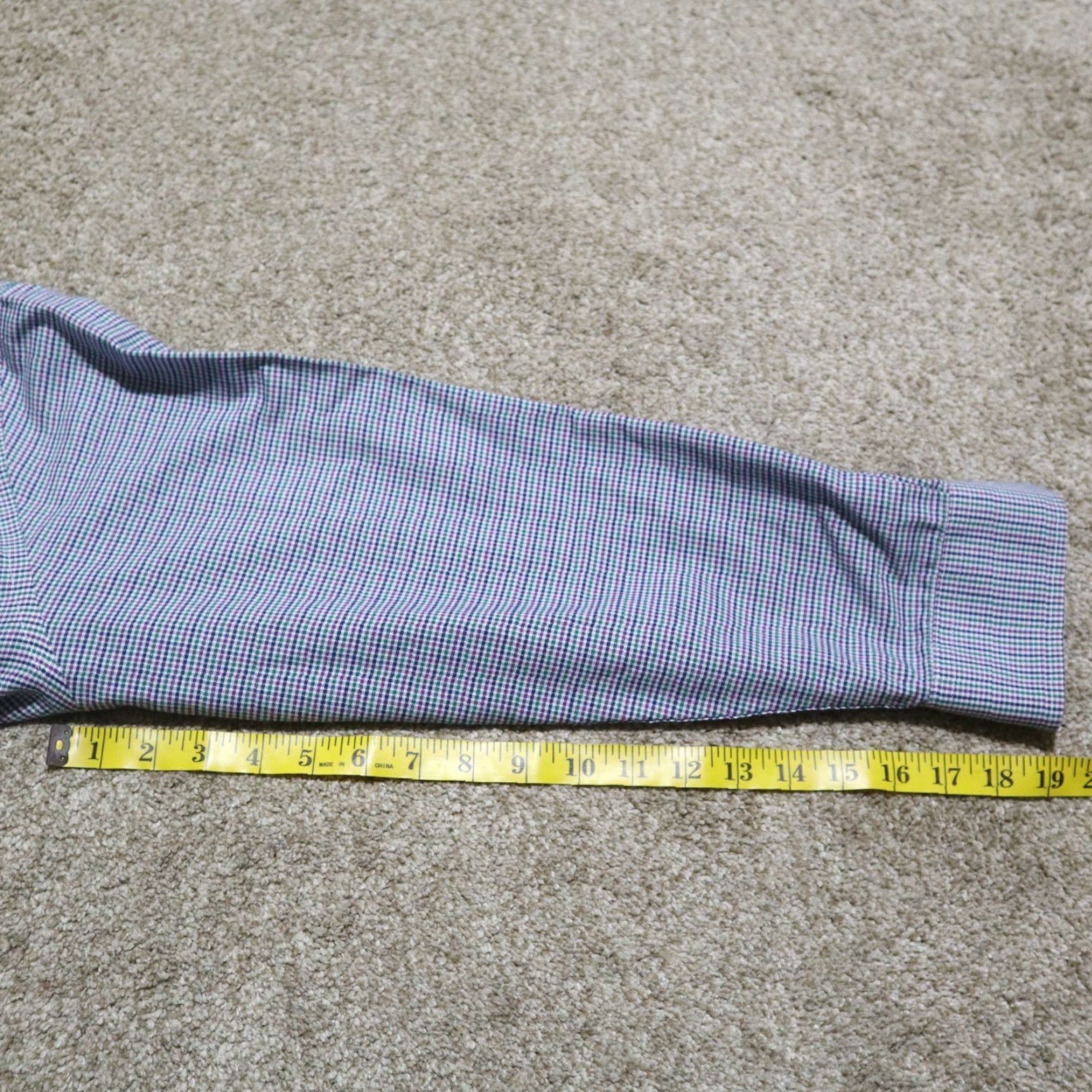 Stafford Stafford Shirt Long Sleeve Mens 15.5 Multicolor Button-Down 32-33 Casual Check 1990s Size US L / EU 52-54 / 3 - 7 Thumbnail