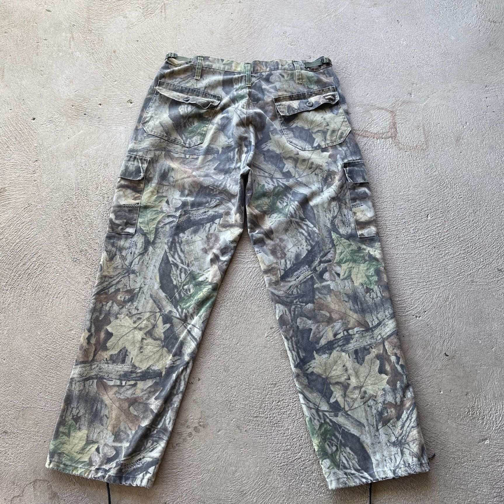 Vintage VINTAGE Ranger Cargo Pants Mens L Green Camouflage 90s Baggy Straight Inseam 30 Relaxed Comfort Pockets USA Size US 38 / EU 54 - 4 Thumbnail