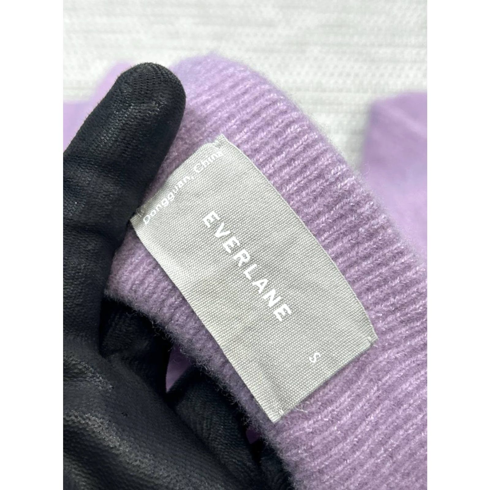 Everlane VINTAGE Everlane The Cozy Sweatpants Womens Small Purple Wool Stretch Mid Rise Straight Size 42" / US 20 - 7 Thumbnail