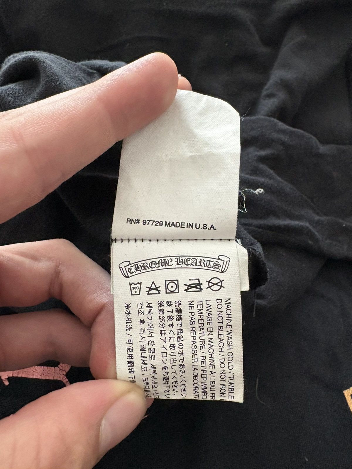 Chrome Hearts Pink chrome text longsleeve Size US XL / EU 56 / 4 - 6 Thumbnail