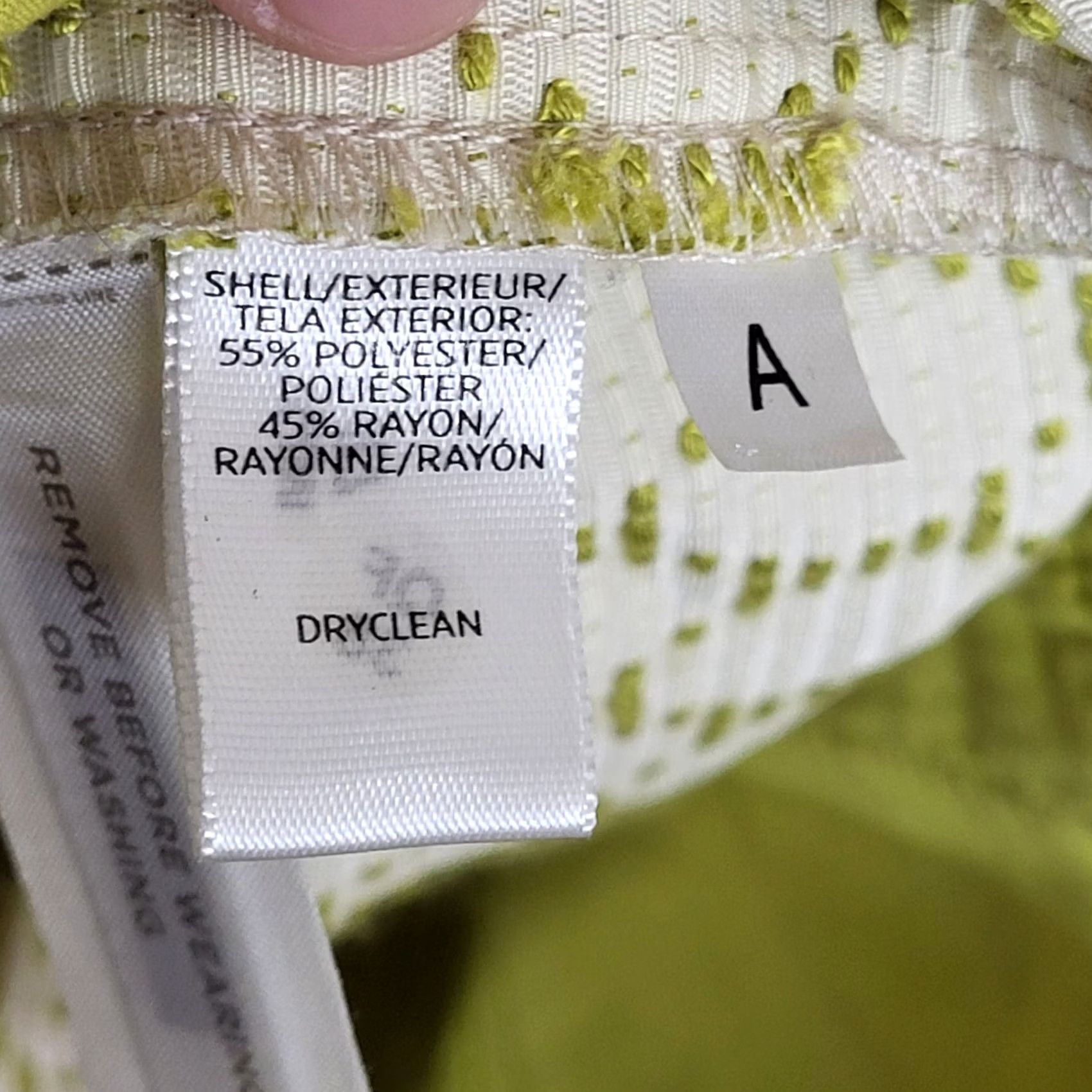 Loft LOFT Yellow Jacquard Shorts with Pockets Women Size 2 Regular Front Flat Pocketed Size 26" / US 2 / IT 38 - 2 Thumbnail