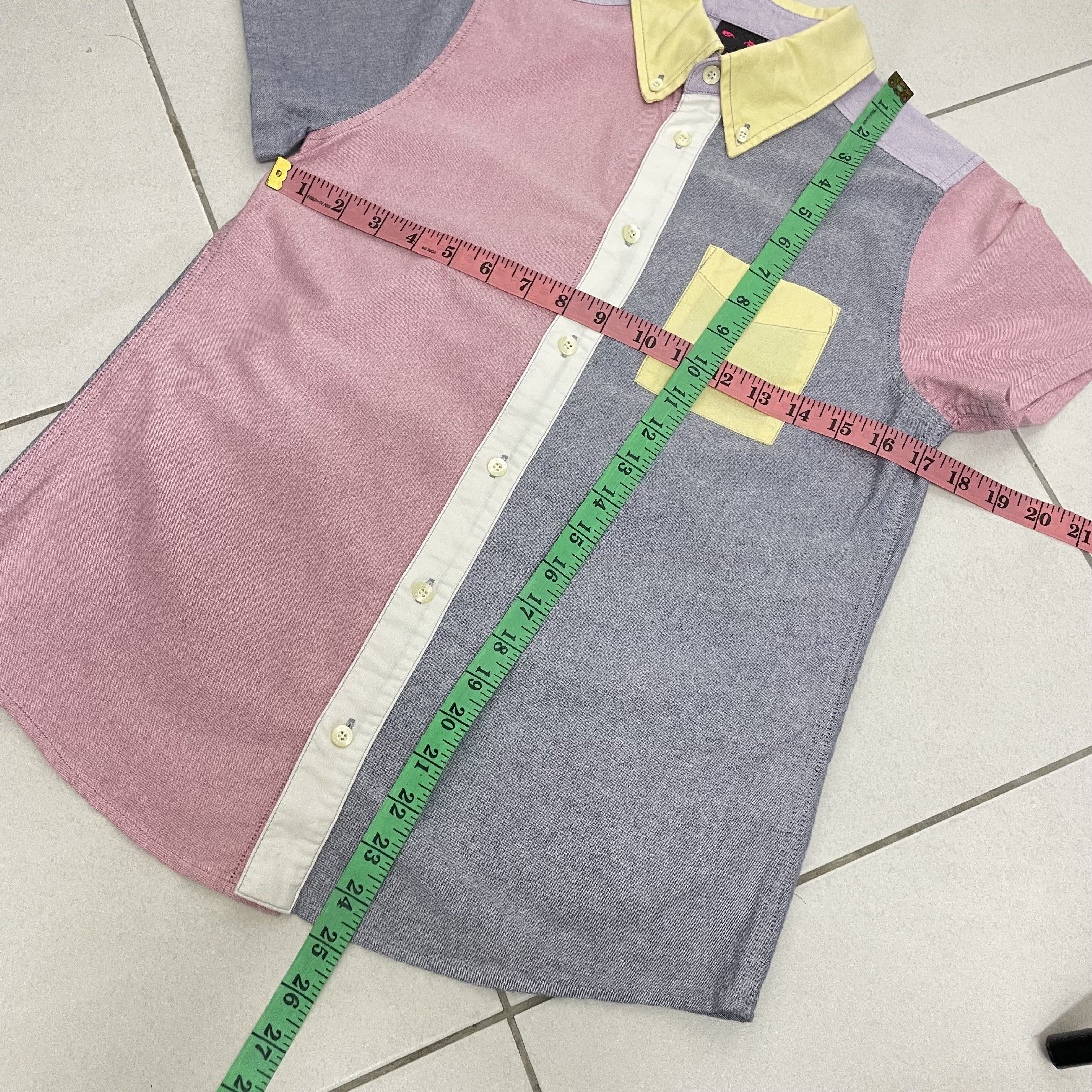 Japanese Brand × X-Girl × Xlarge XGIRL BY XLARGE JAPAN OXFORD COLLAR SHIRT Size S / US 4 / IT 40 - 5 Thumbnail