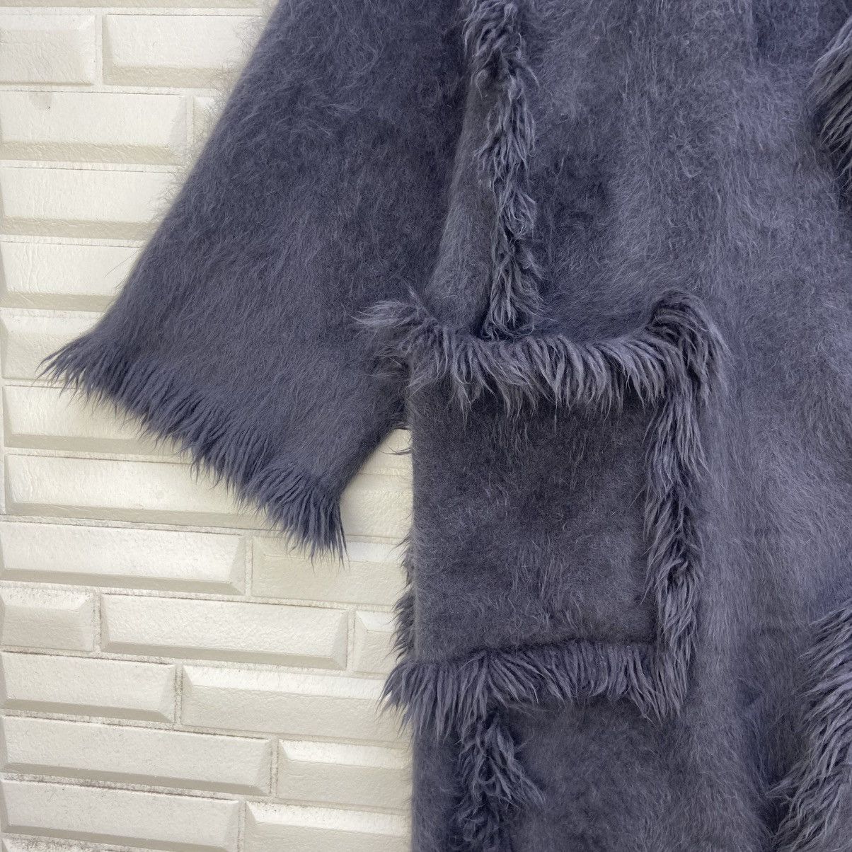 Japanese Brand 🔥Japanese Brand Yukiko Hanai Buttonless Angora Wool Size L / US 10 / IT 46 - 8 Thumbnail