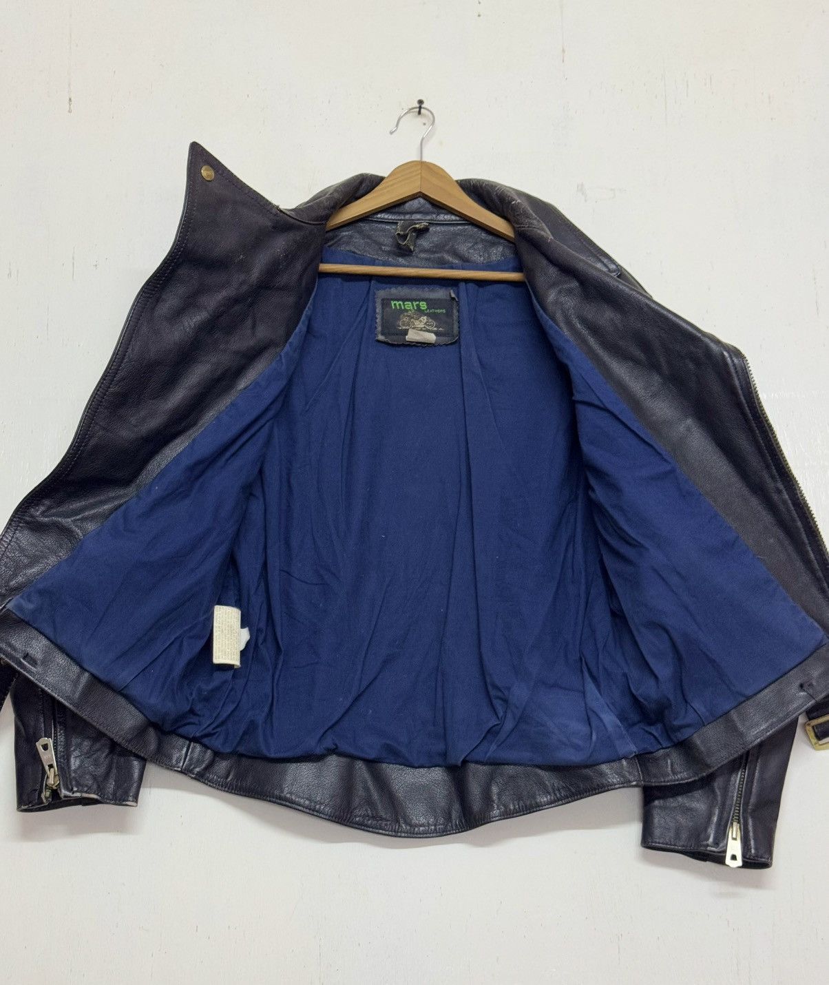 Vintage Vintage MARS Leather Melbourne Brando Style 80s Size US L / EU 52-54 / 3 - 3 Thumbnail