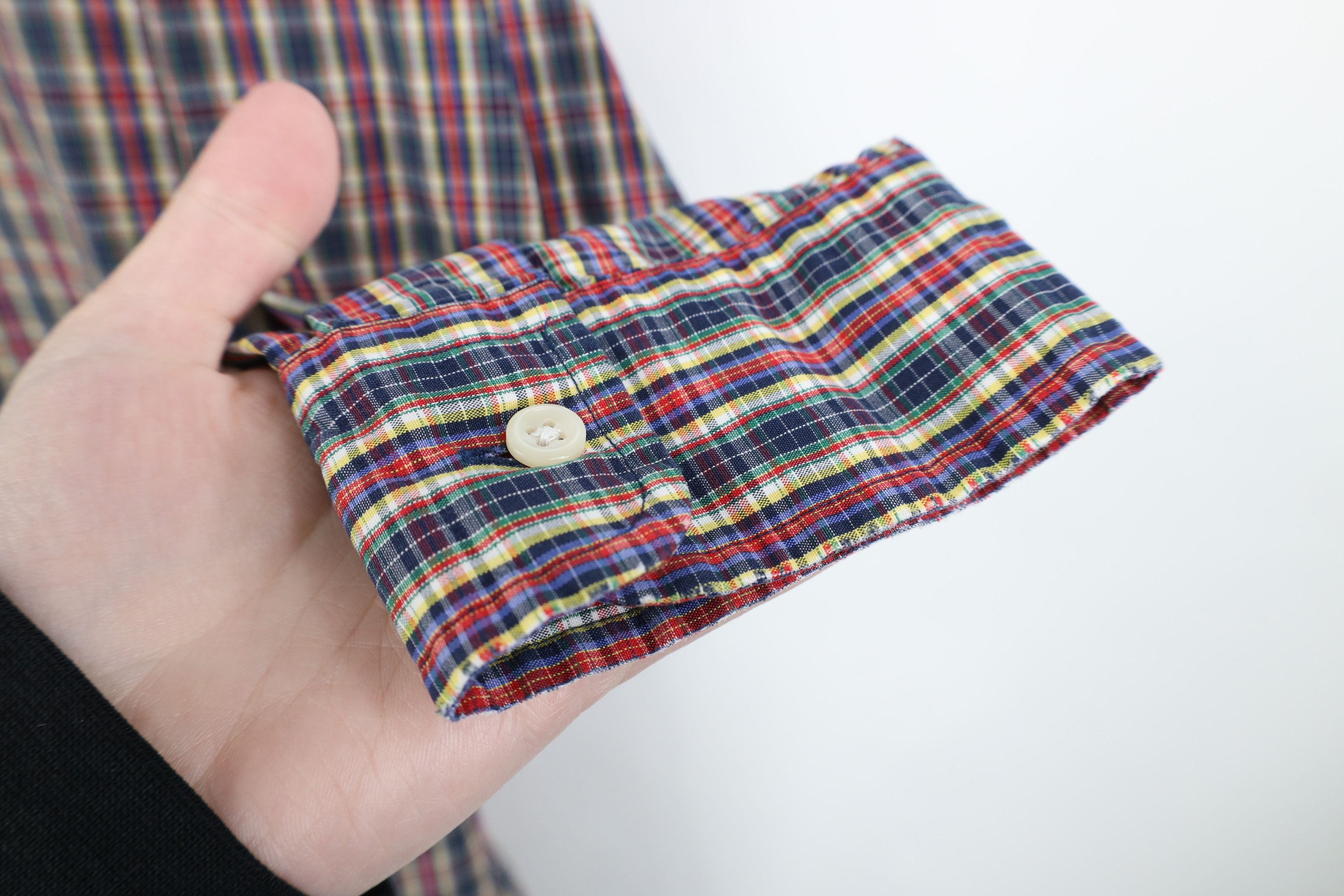 Polo Ralph Lauren Vintage 90s Ralph Lauren Rainbow Plaid Button Down Shirt Size US L / EU 52-54 / 3 - 7 Thumbnail