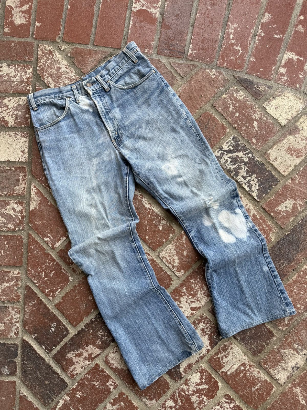 Levi's Levis Orange Tab Big E Jeans 1969-1971 Size US 30 / EU 46 - 1 Thumbnail