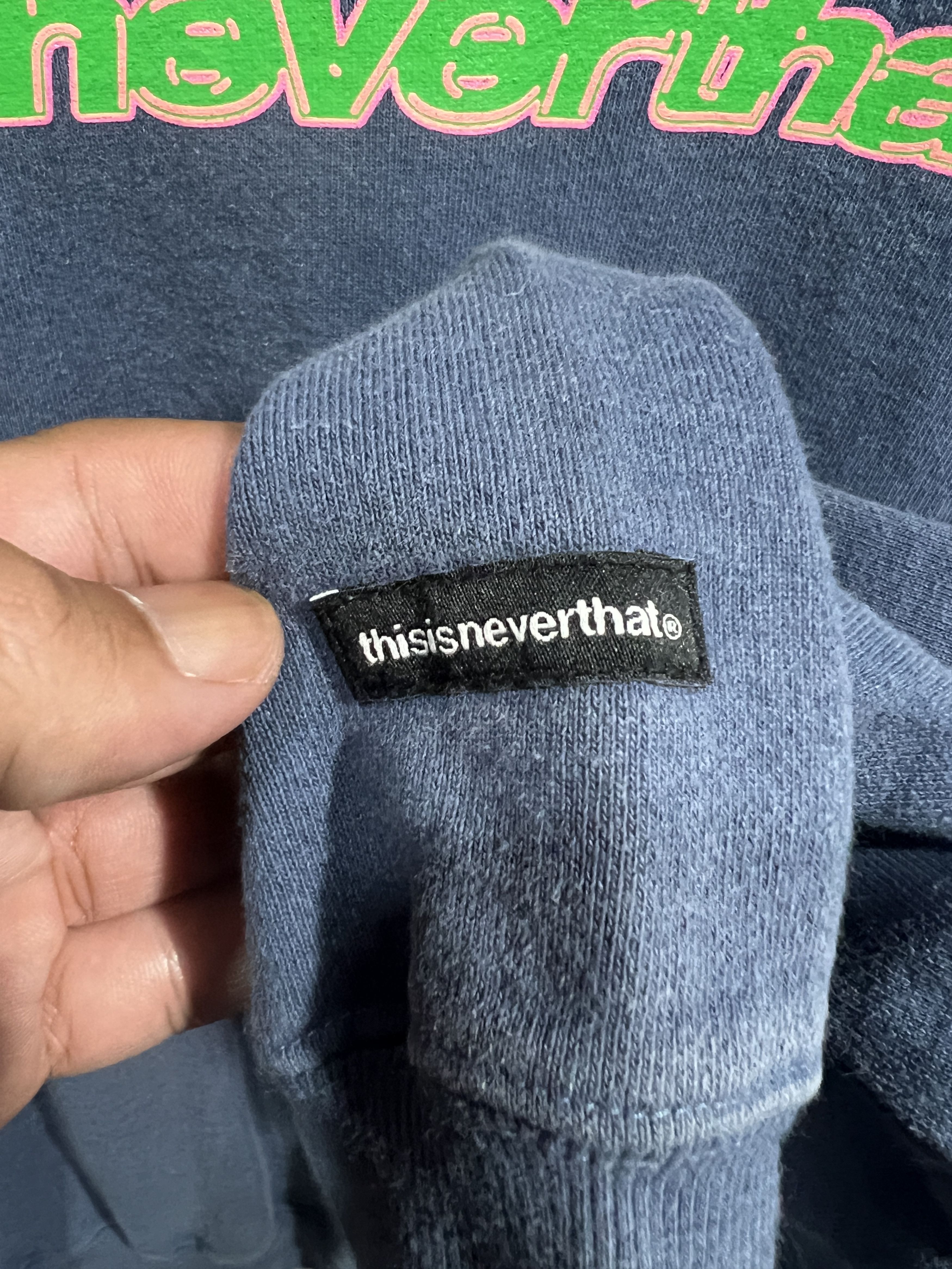 thisisneverthat Thisisneverthat Box Logo Streetwear Sweatshirt (M) JKA186 Size US M / EU 48-50 / 2 - 5 Thumbnail