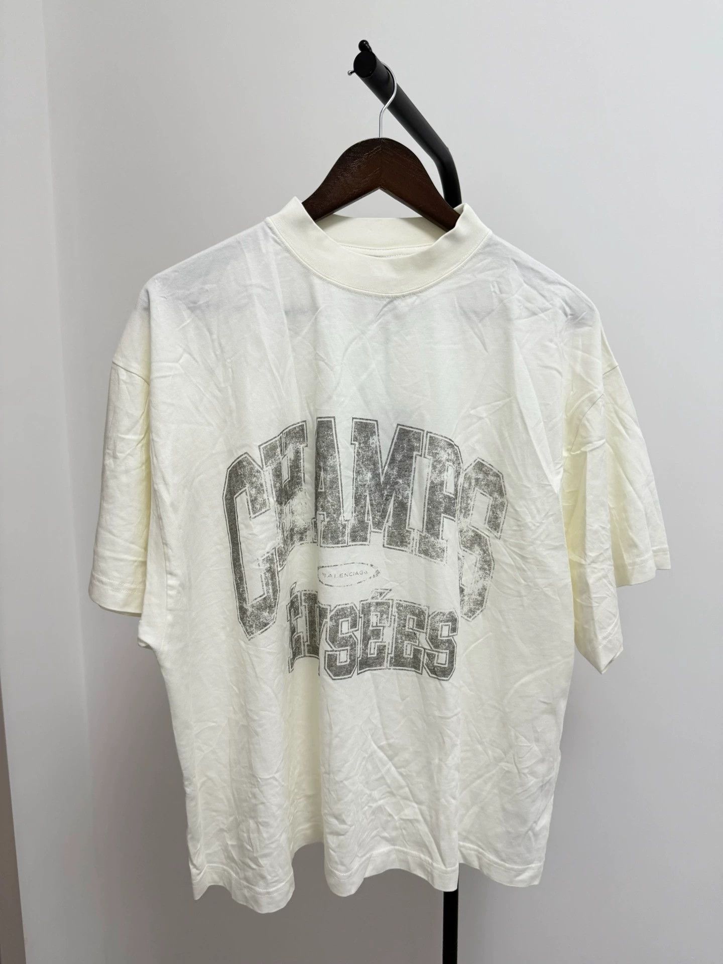 Balenciaga Balenciaga Souvenir Shop Champs Cream S/S Tee 2 New Size XS / US 0-2 / IT 36-38 - 1 Thumbnail