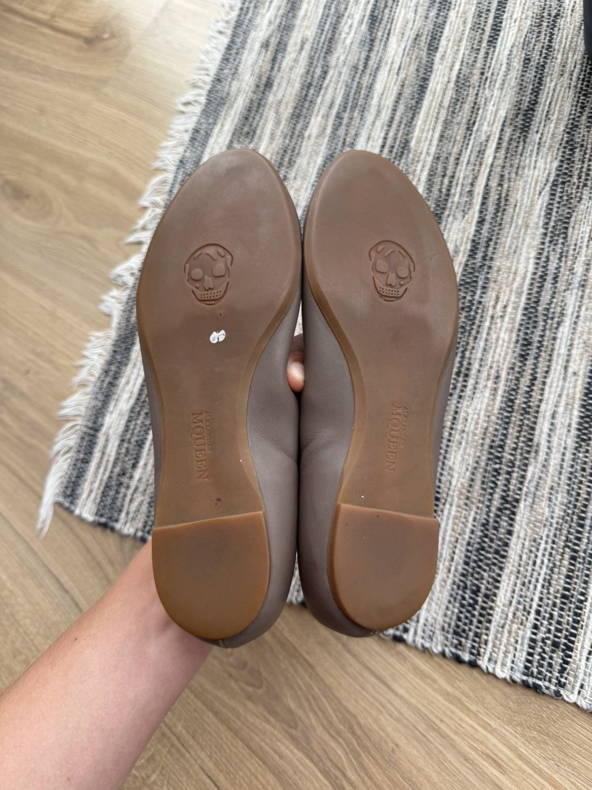 Alexander McQueen Vintage Ballets Flats Skull Logo Shoes
