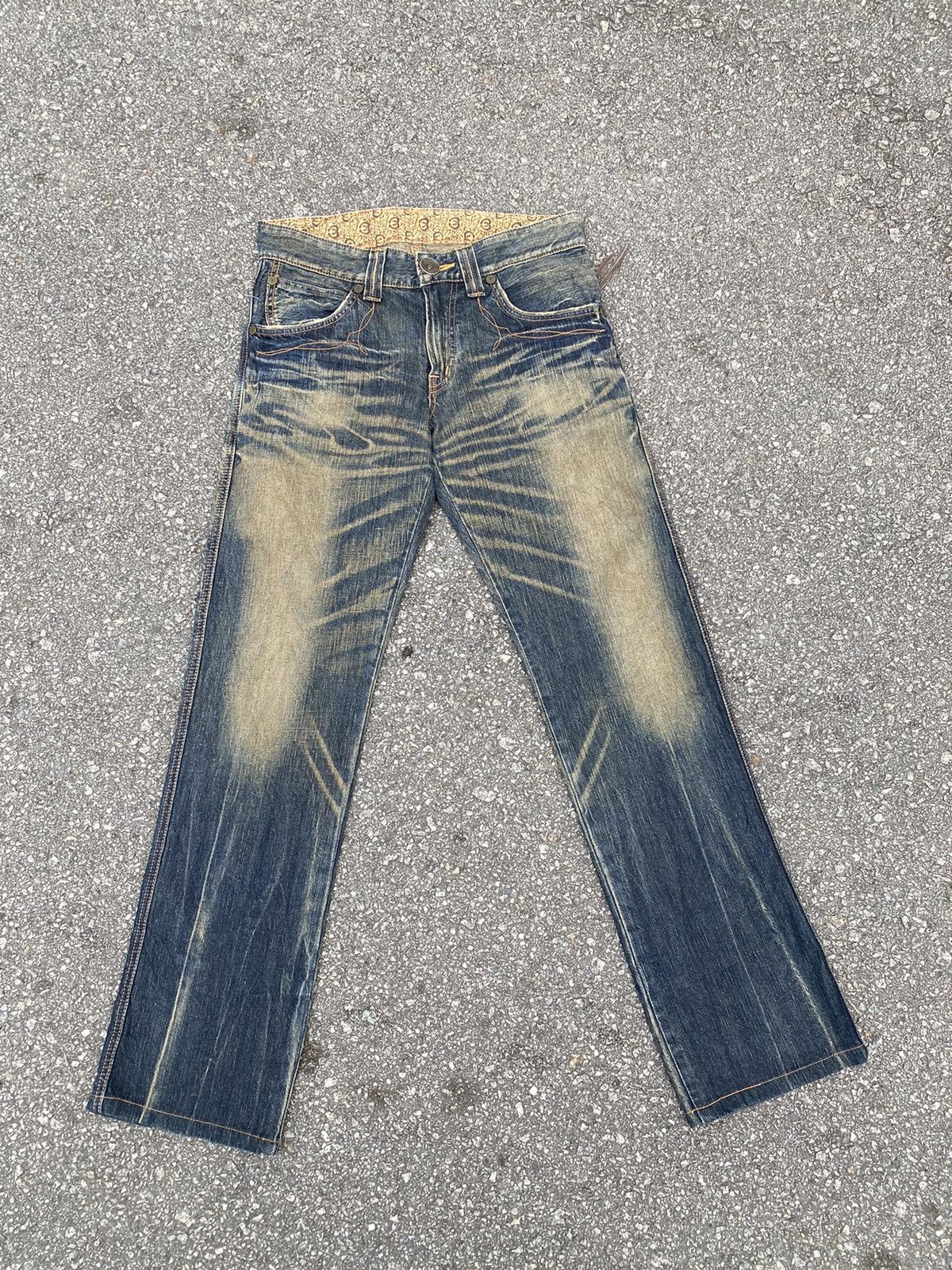 Edwin × Japanese Brand × Vintage size 31x32.5 edwin blue trip flare bootcut jeans Size 31" - 2 Thumbnail