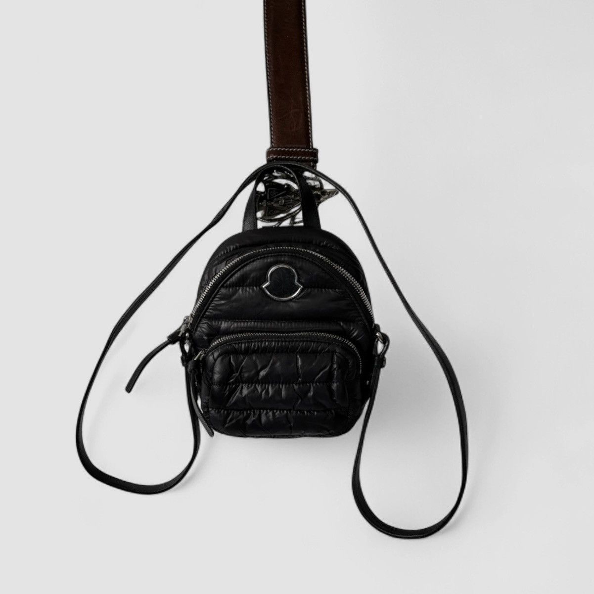 Moncler Killa Mini Shoulder Bag in Black, Women's
