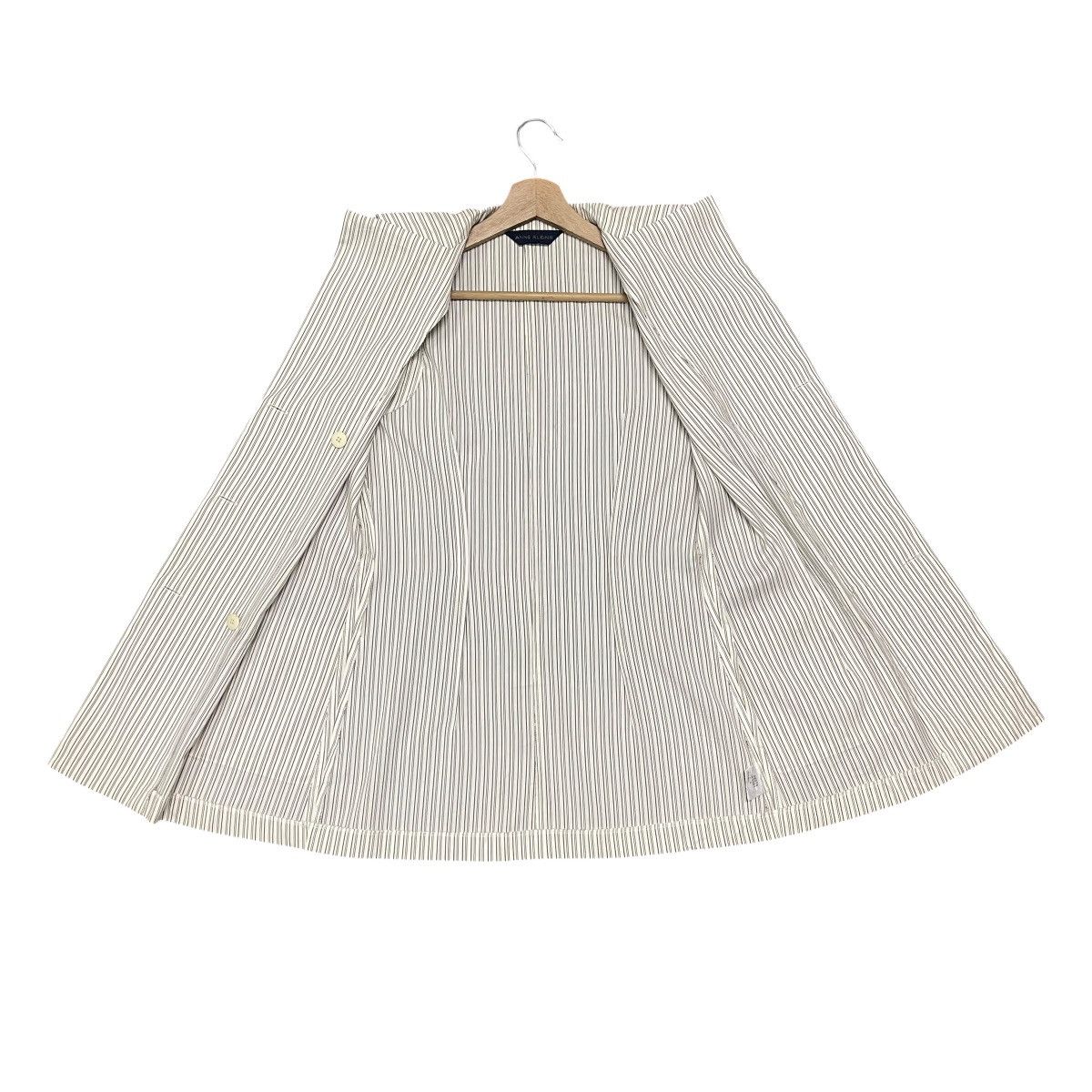 Anne Klein Vintage Anne Klein II Pinstripe Double Breasted Vest Dress Size S / US 4 / IT 40 - 11 Thumbnail