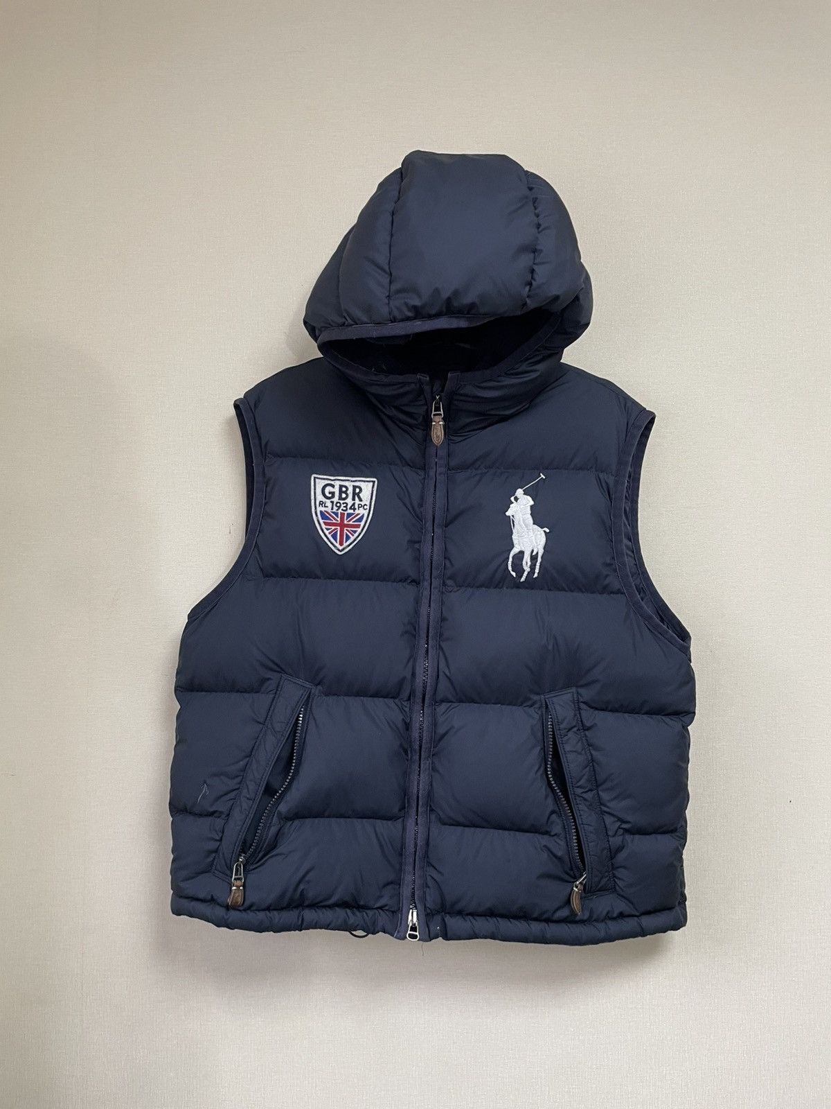 ジャケット・アウター Polo Ralph Lauren Big Pony Down Vest 楽天市場】POLO Ralph Lauren Men's Big Pony Down Vest US ポロ