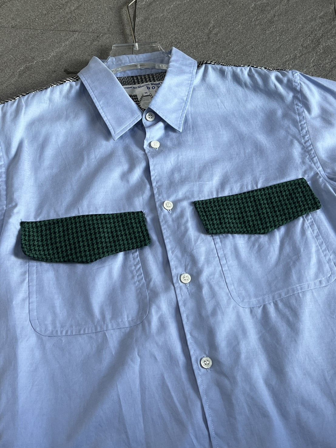 Comme des Garcons Comme des Garçon boys checkered patch Shirt Size US M / EU 48-50 / 2 - 4 Thumbnail
