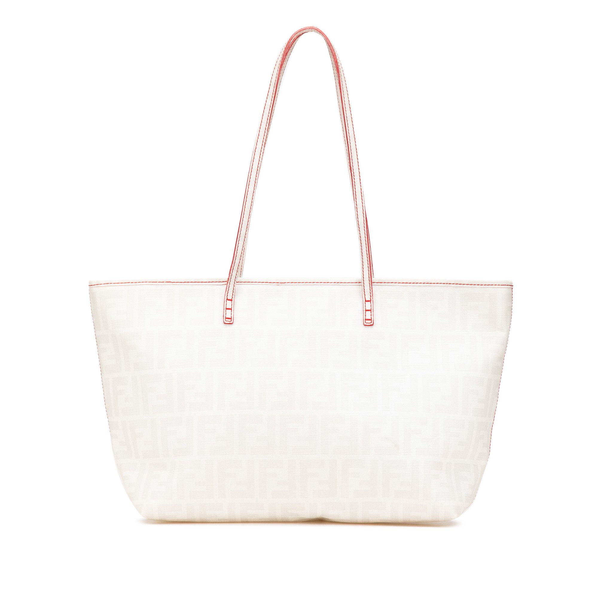 Fendi Fendi Summer Tote Bag In Jacquard Fabric With Ff In