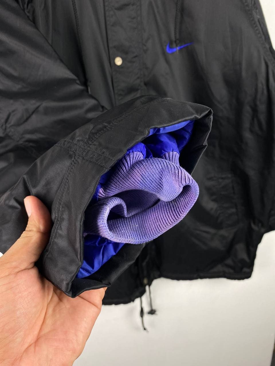 Nike vintage 90s nike thin puffer quilted lining jacket Size US XL / EU 56 / 4 - 7 Thumbnail