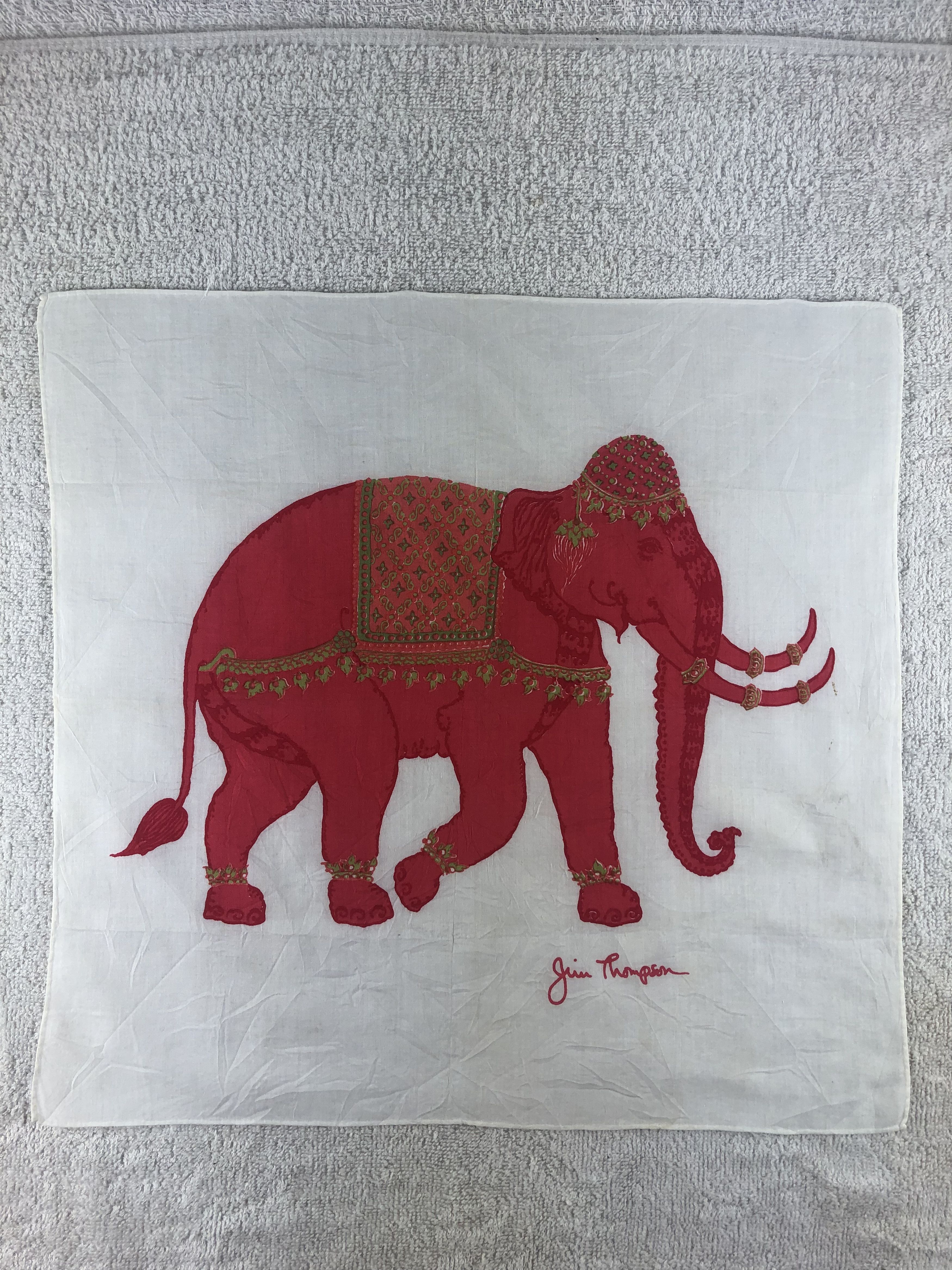 Jim Thompson × Vintage Jim Thompson Handkerchief / Bandana / Neckerchief Size ONE SIZE - 1 Thumbnail