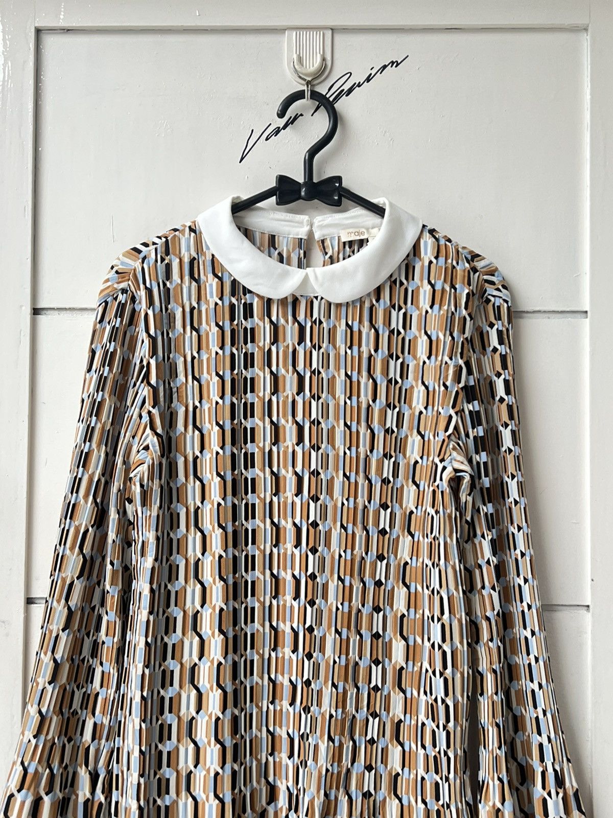 Maje MAJE Pleats Midi Dress Size XS / US 0-2 / IT 36-38 - 7 Thumbnail