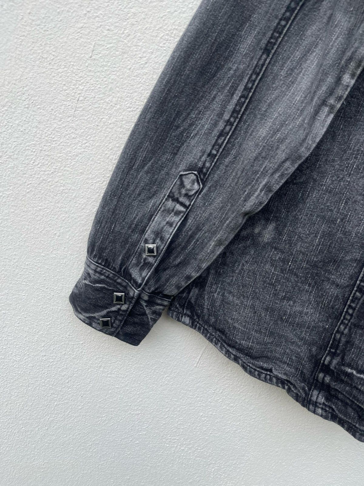 If Six Was Nine × Japanese Brand × Le Grande Bleu (L.G.B.) Semantic Design Wash Denim Western Shirt Size US S / EU 44-46 / 1 - 22 Thumbnail